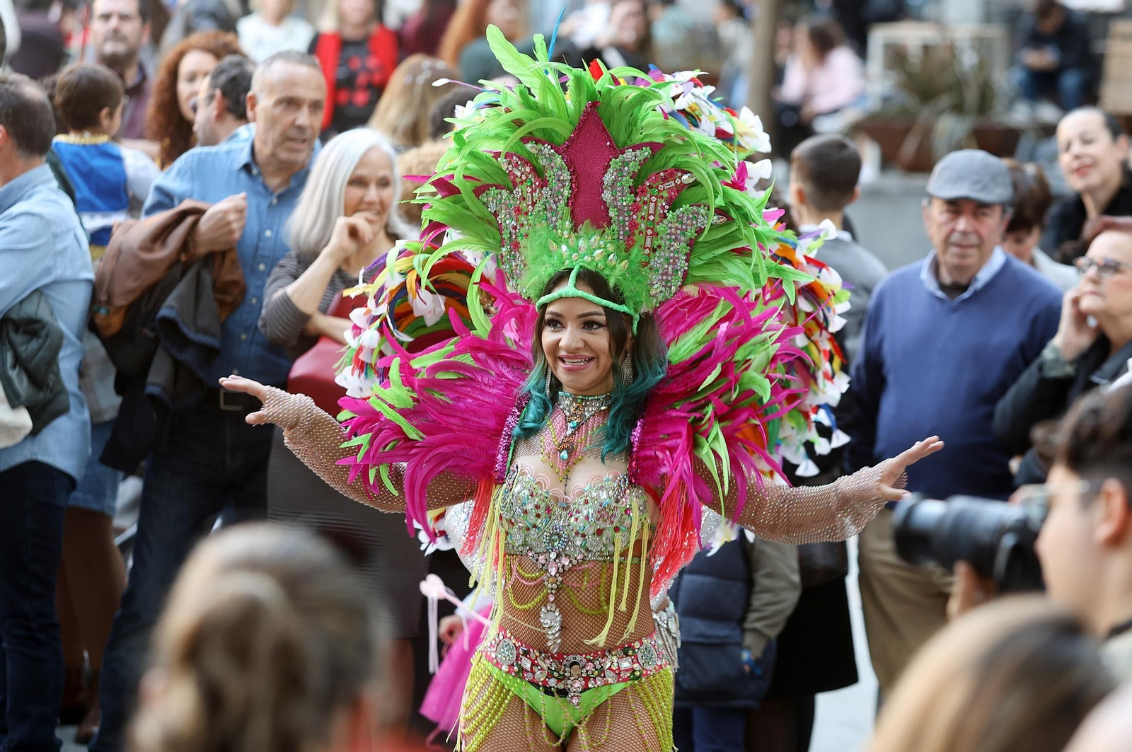 Imágenes de la cabalgata del Carnaval Colombino 2024