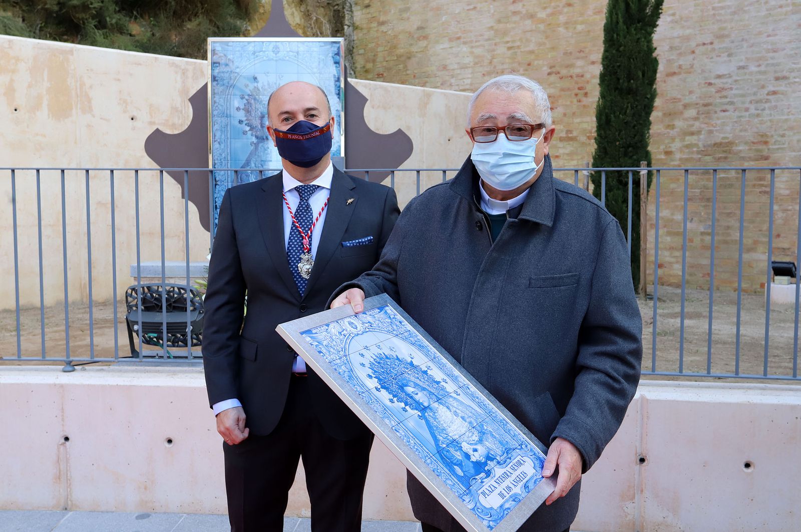 Imágenes de la inauguración de la Plaza Nuestra Señora de los Ángeles