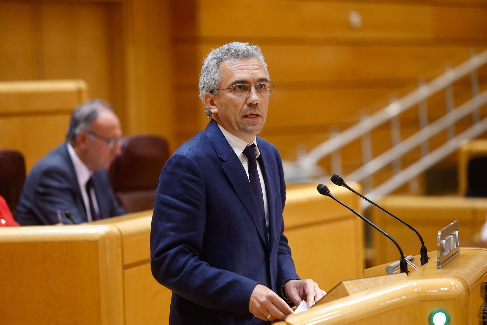 Javier Izquierdo en el Senado.
