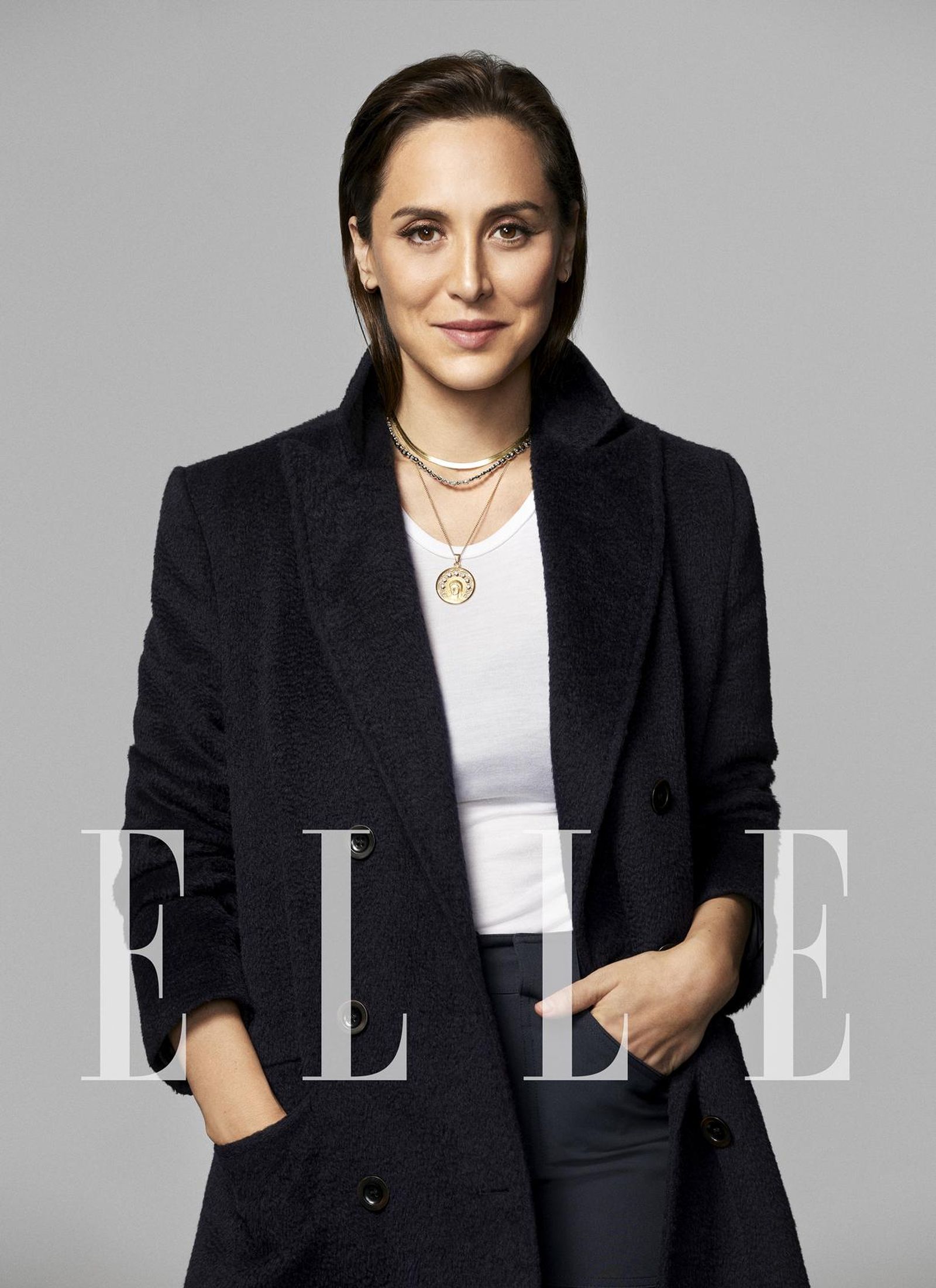 Una foto de su último reportaje en la revista Elle.