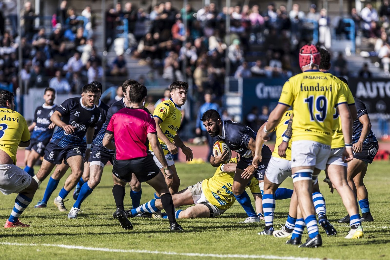 Una jugada del Real Ciencias-Pasek Belenos de la pasada semana.