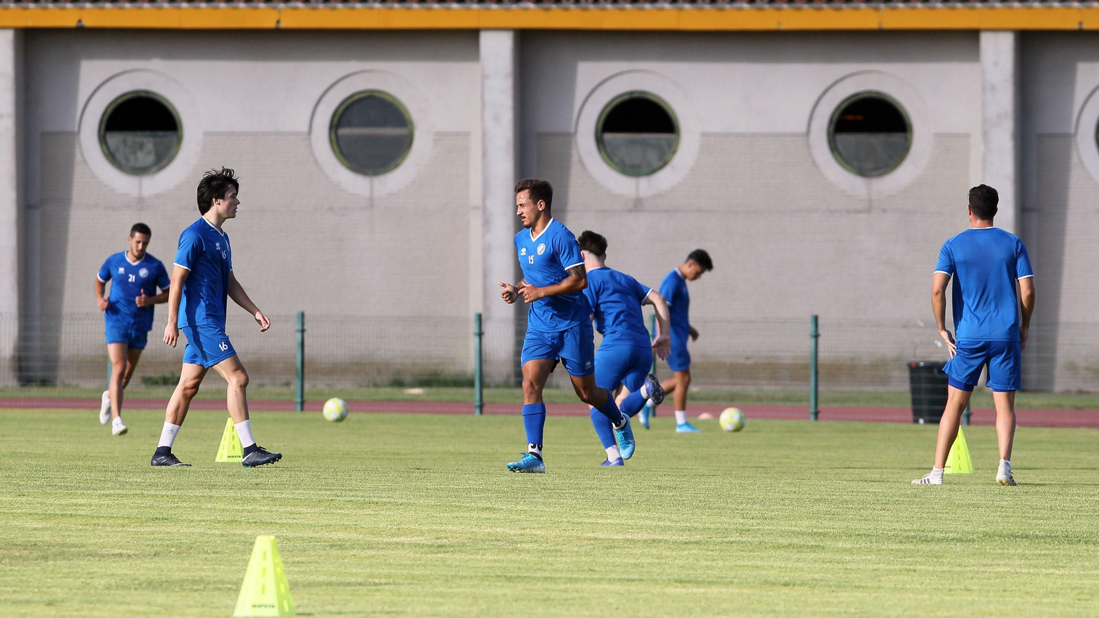 Primer entrenamiento del Xerez DFC en el Pepe Ravelo
