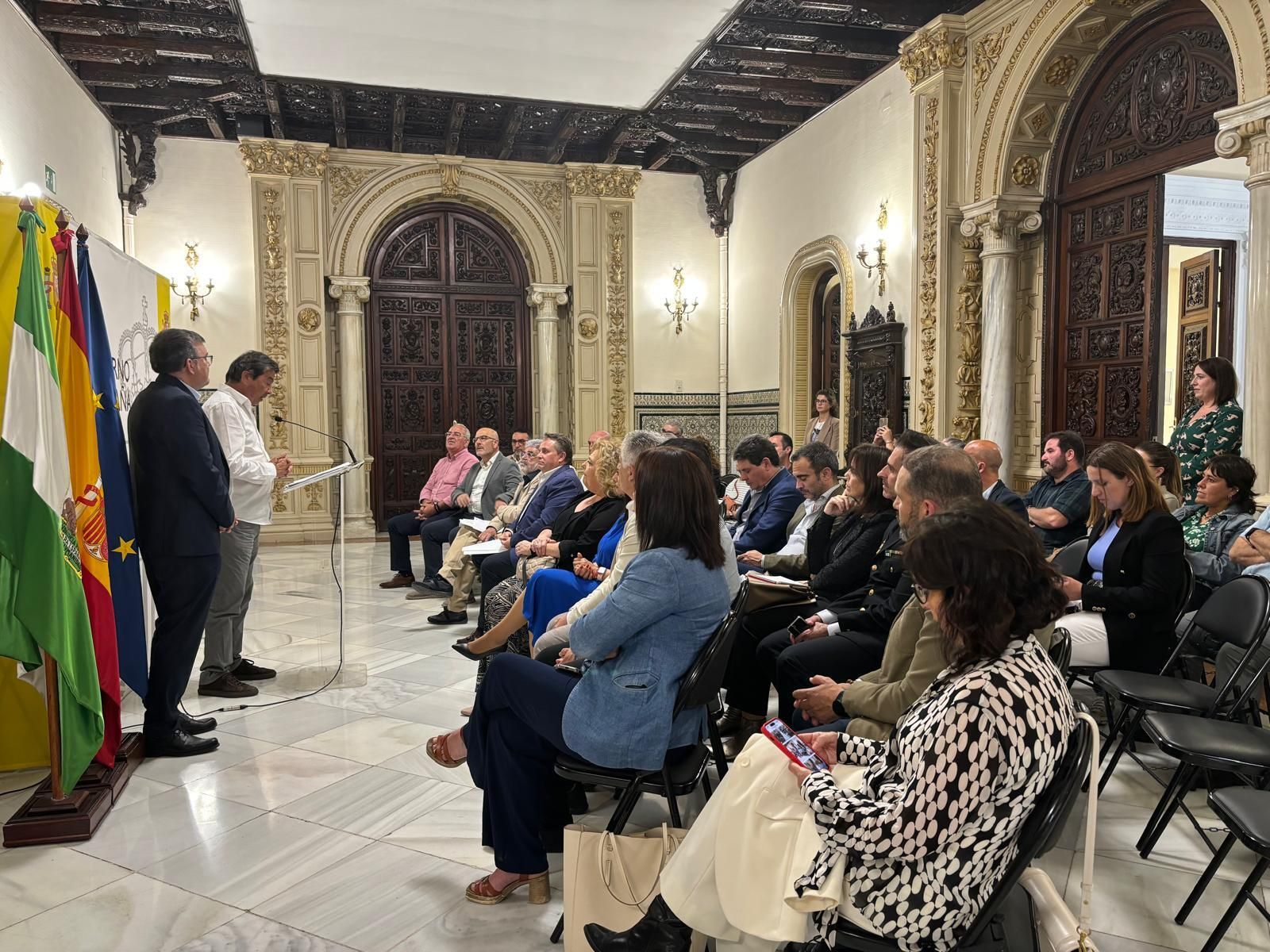 Un momento del acto institucional.