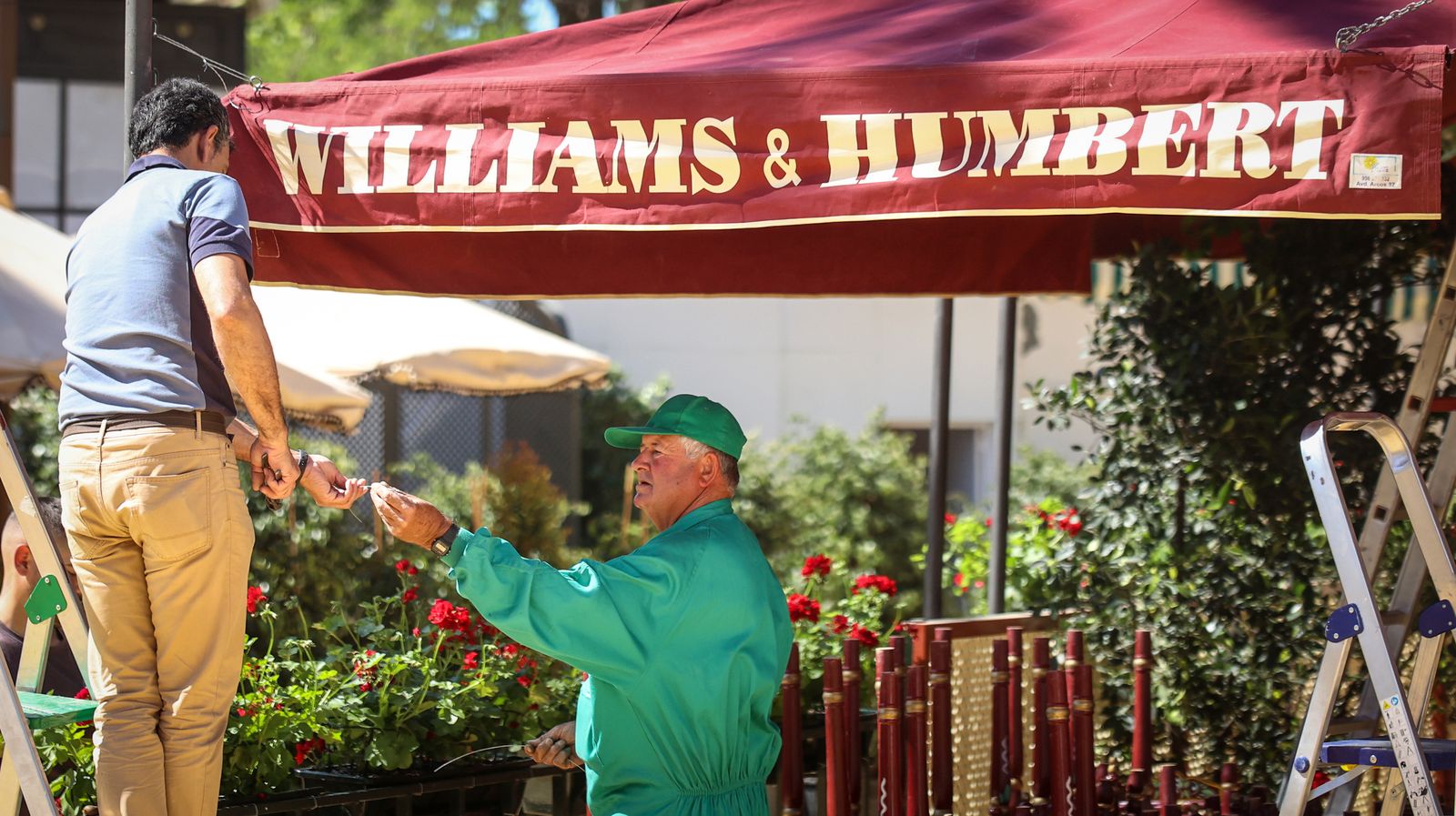 Imágenes de los preparativos para la Feria del Caballo 2024