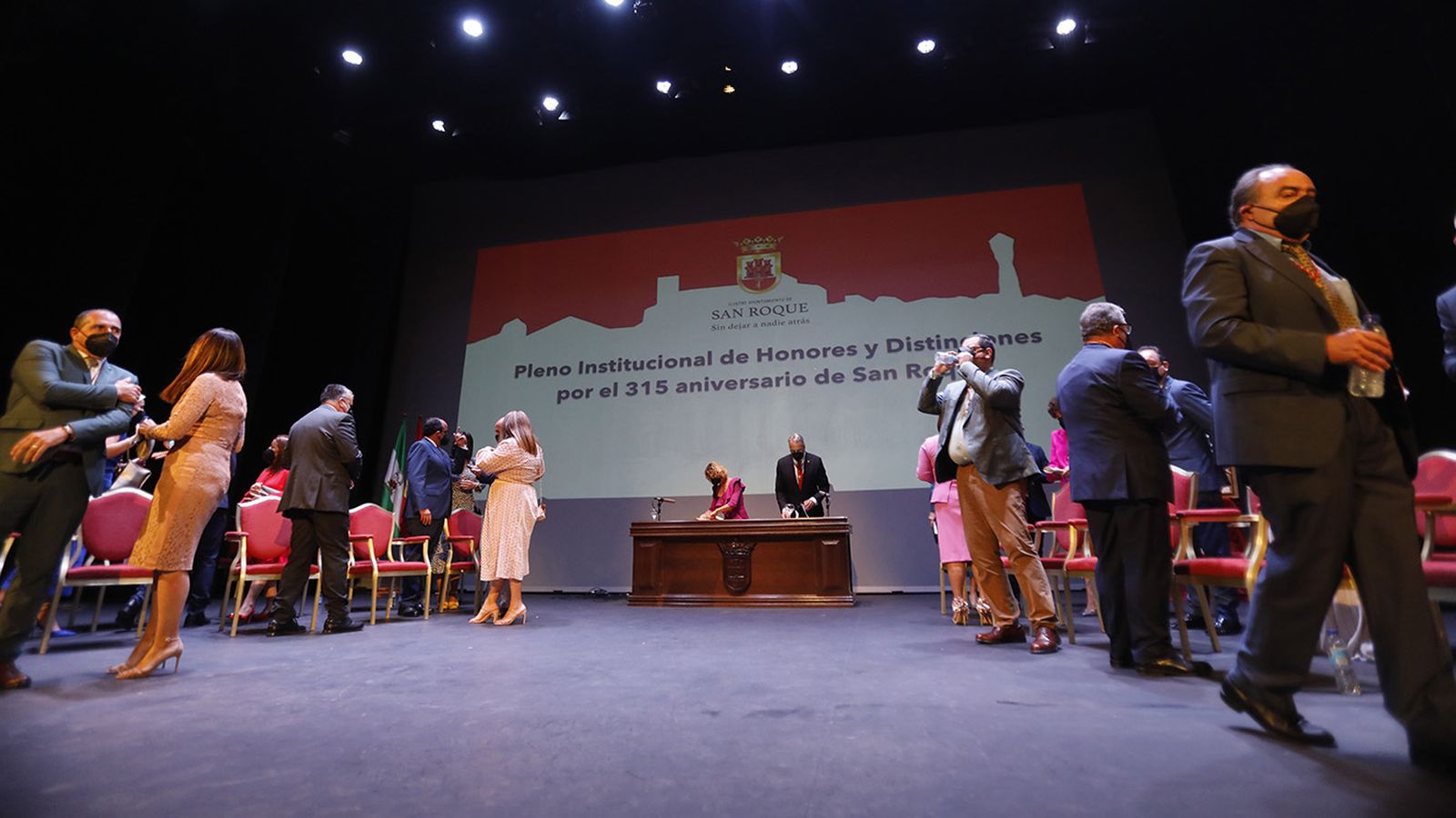 Las fotos del Pleno del 315  Aniversario de la Fundación de San Roque y entrega de los galardones de 2020 y 2021