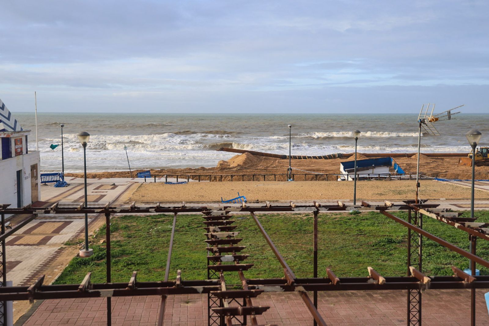 Fotografías de las zonas más perjudicadas de Matalascañas tras los últimos temporales