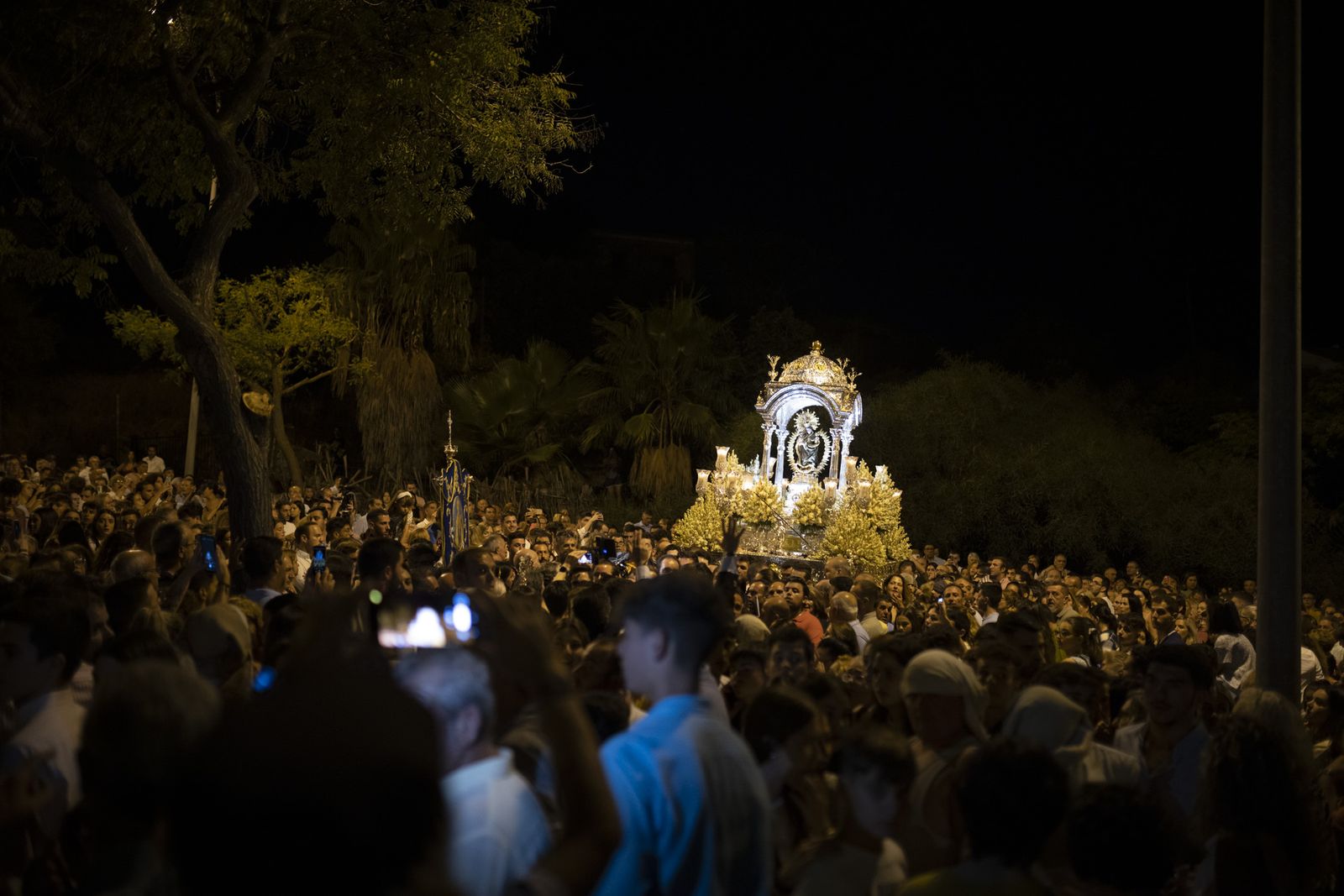 Imágenes de la recogida de la Virgen de la Cinta 2022