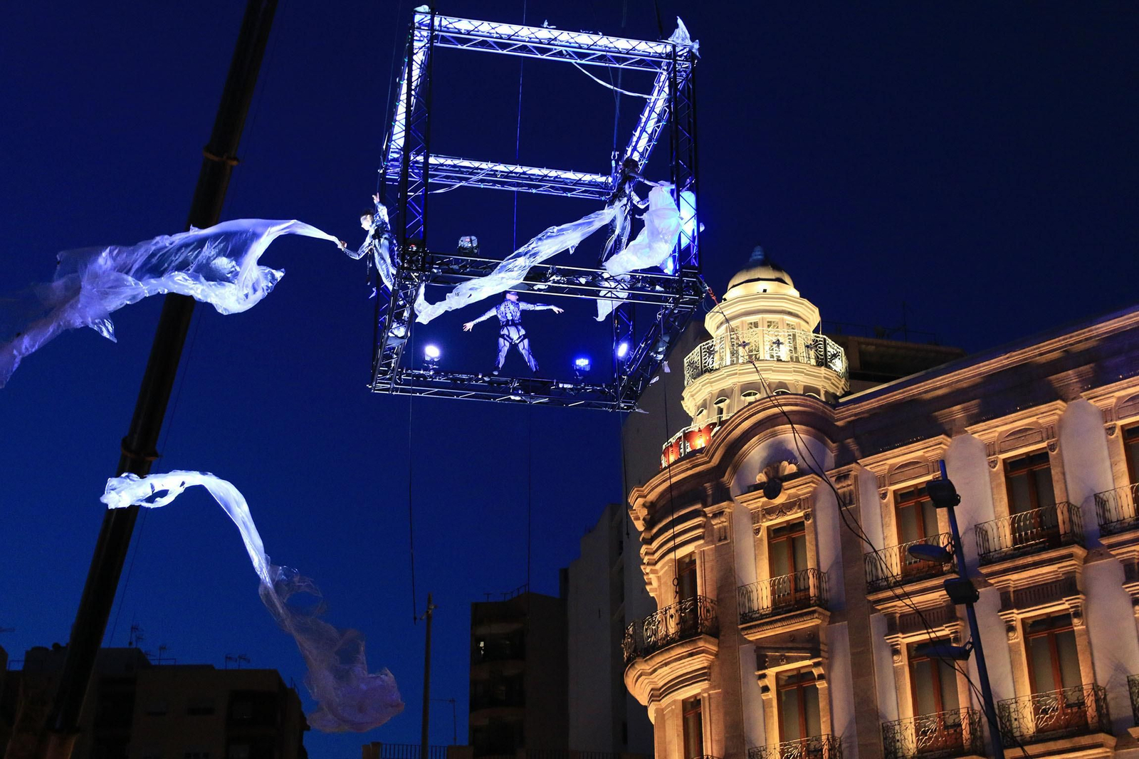 Imágenes de la Noche en Blanco, en Almería