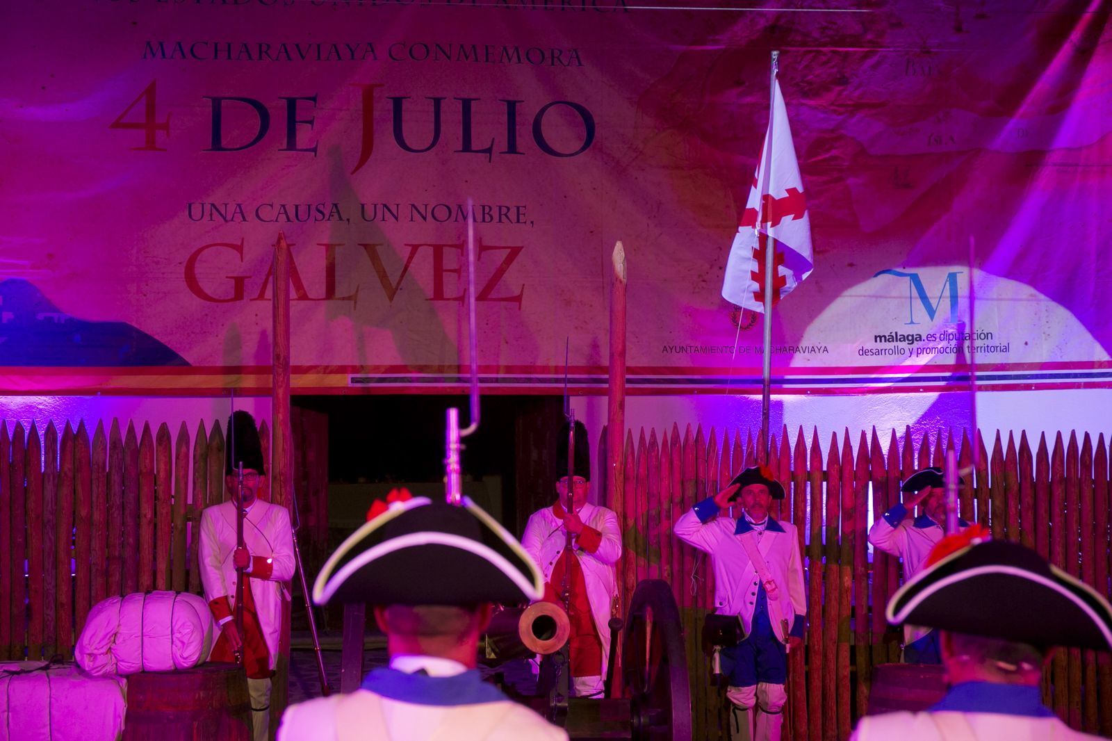 Las fotos de la Fiesta del 4 de julio y el homenaje a Bernardo de Gálvez en Macharaviaya