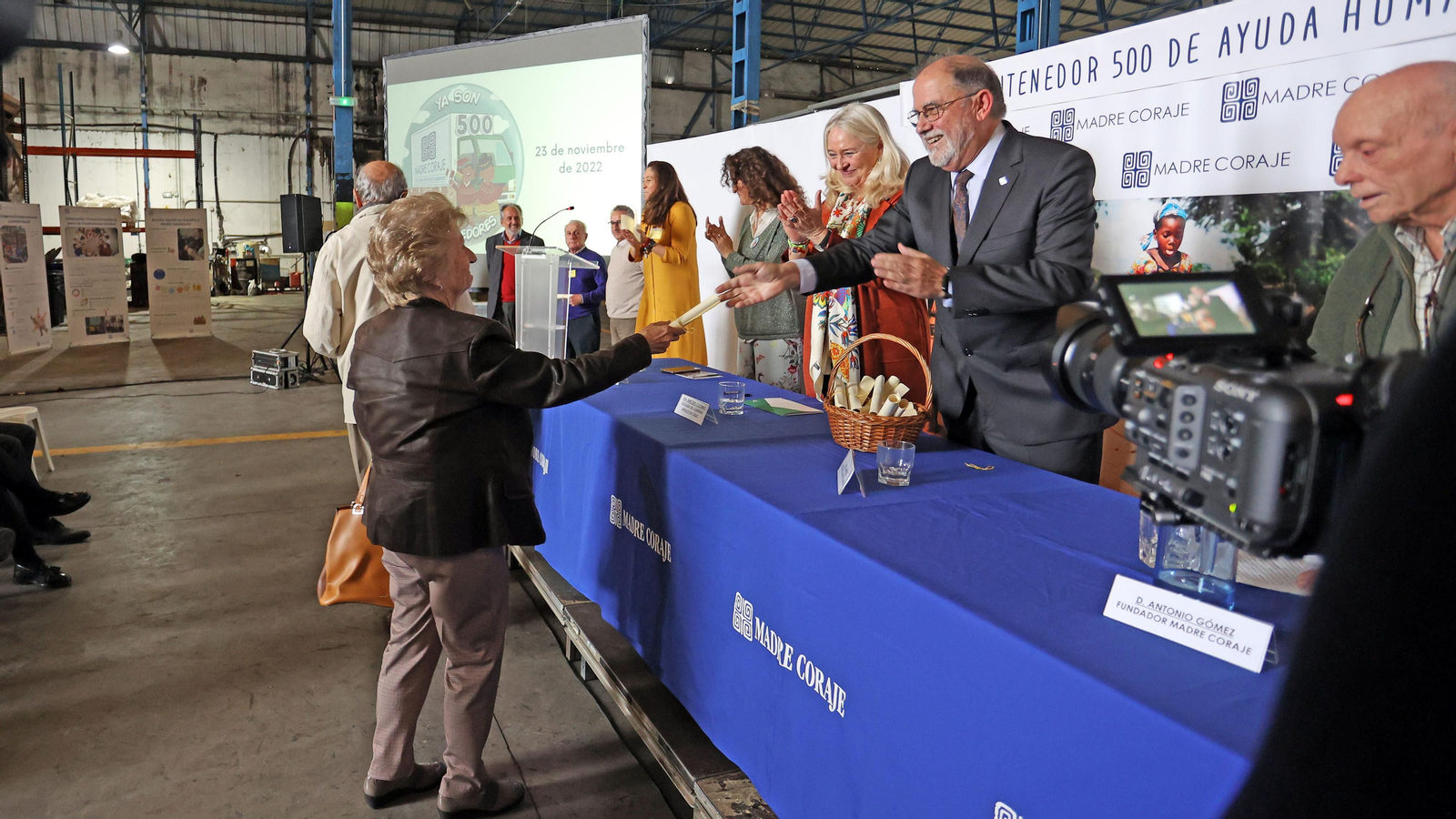 Contenedor 500 de Madre Coraje en Jerez