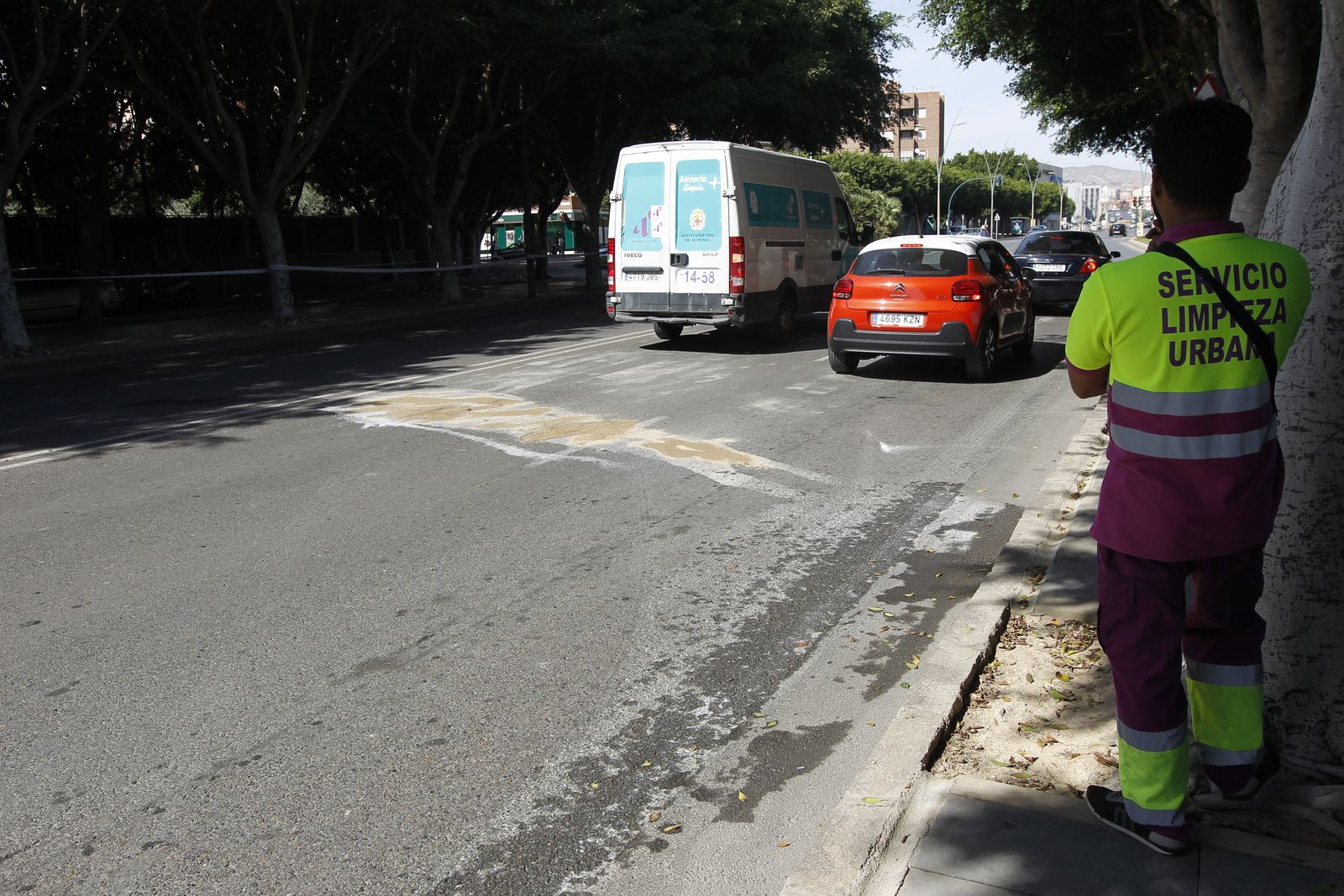 Último accidente grave registrado en la Avenida del Mediterráneo de Almería.