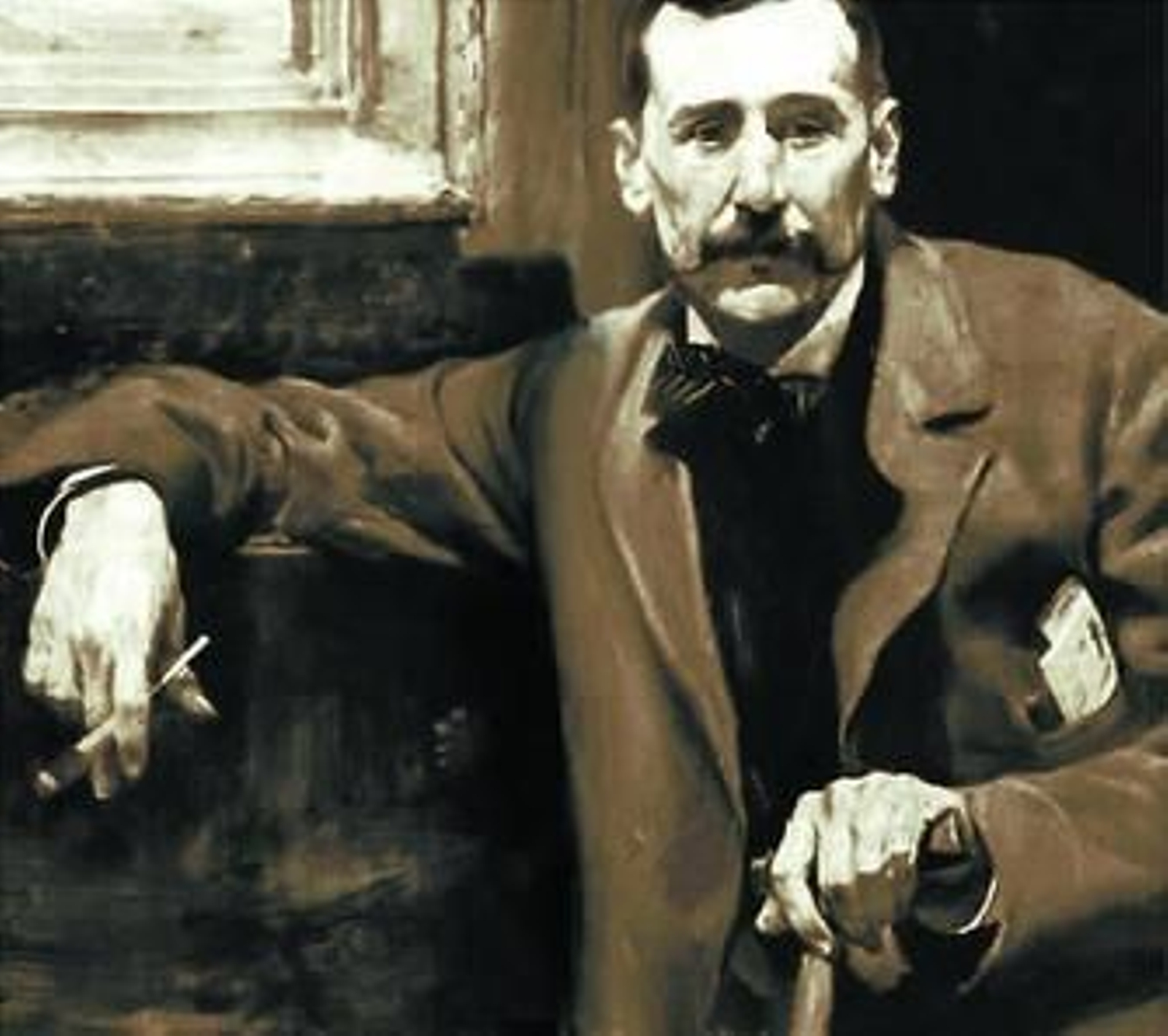 Benito Pérez Galdós y Emilia Pardo Bazán, dos grandes novelistas del siglo XIX español.