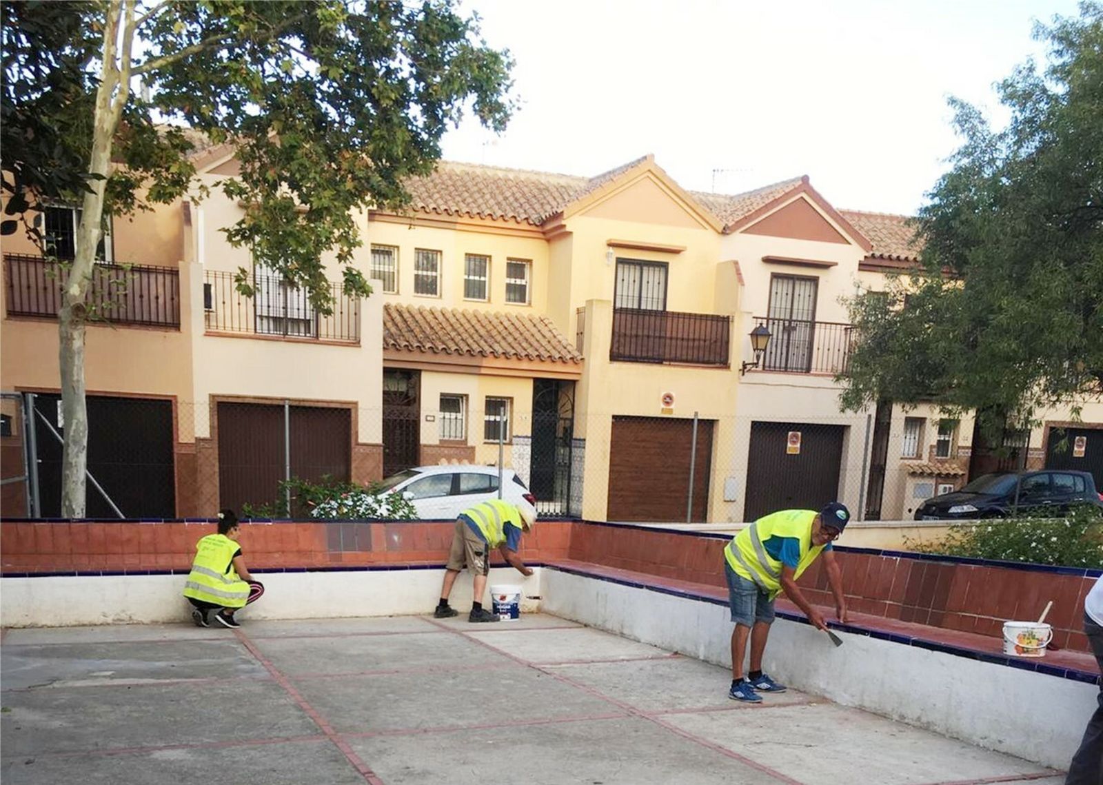 Trabajadores de los planes de empleo, en una imagen de archivo.