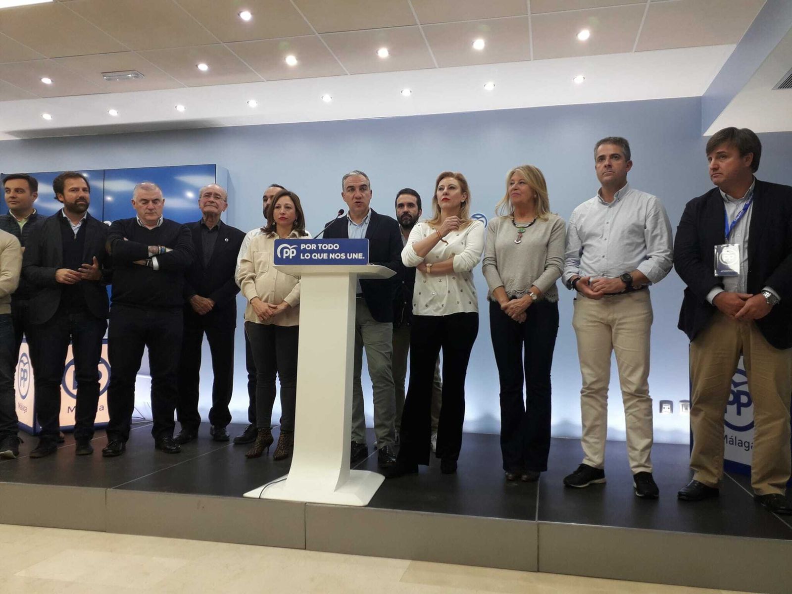 El PP consigue tres escaños en Málaga, uno más que en los anteriores comicios.