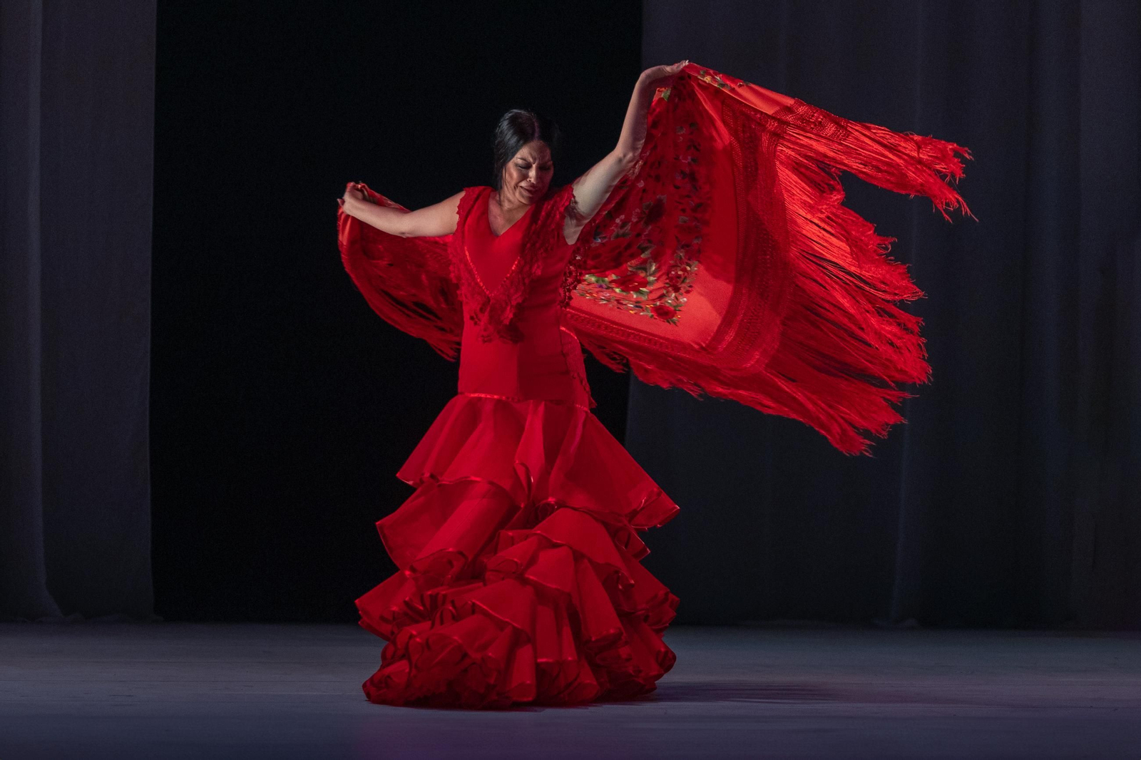 Uno de los momentos del espectáculo de Mercedes de Córdoba.