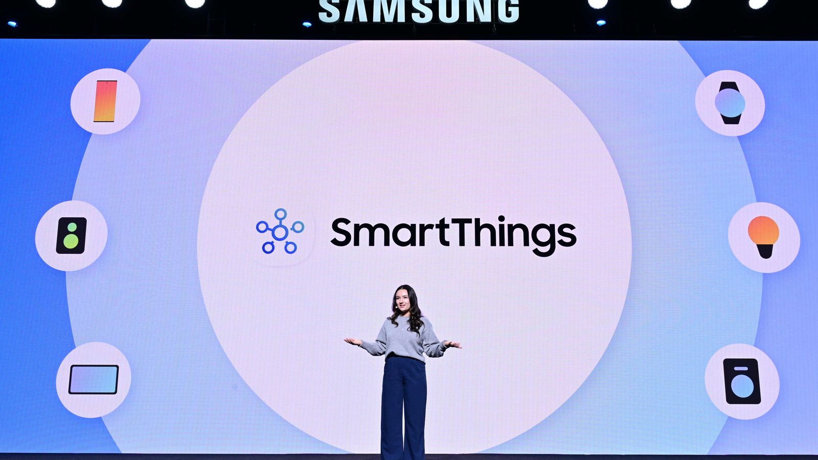 Presentación de Samsung en el CES de Las Vegas