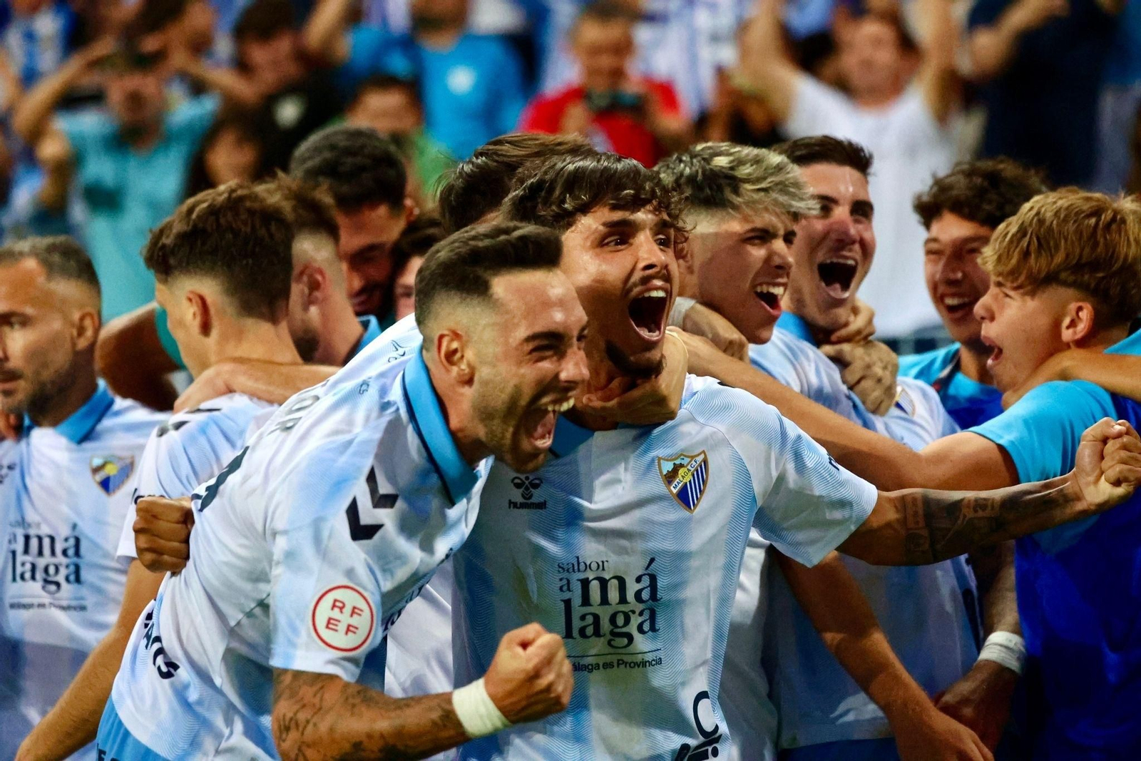 El Málaga CF-Nàstic, en fotos