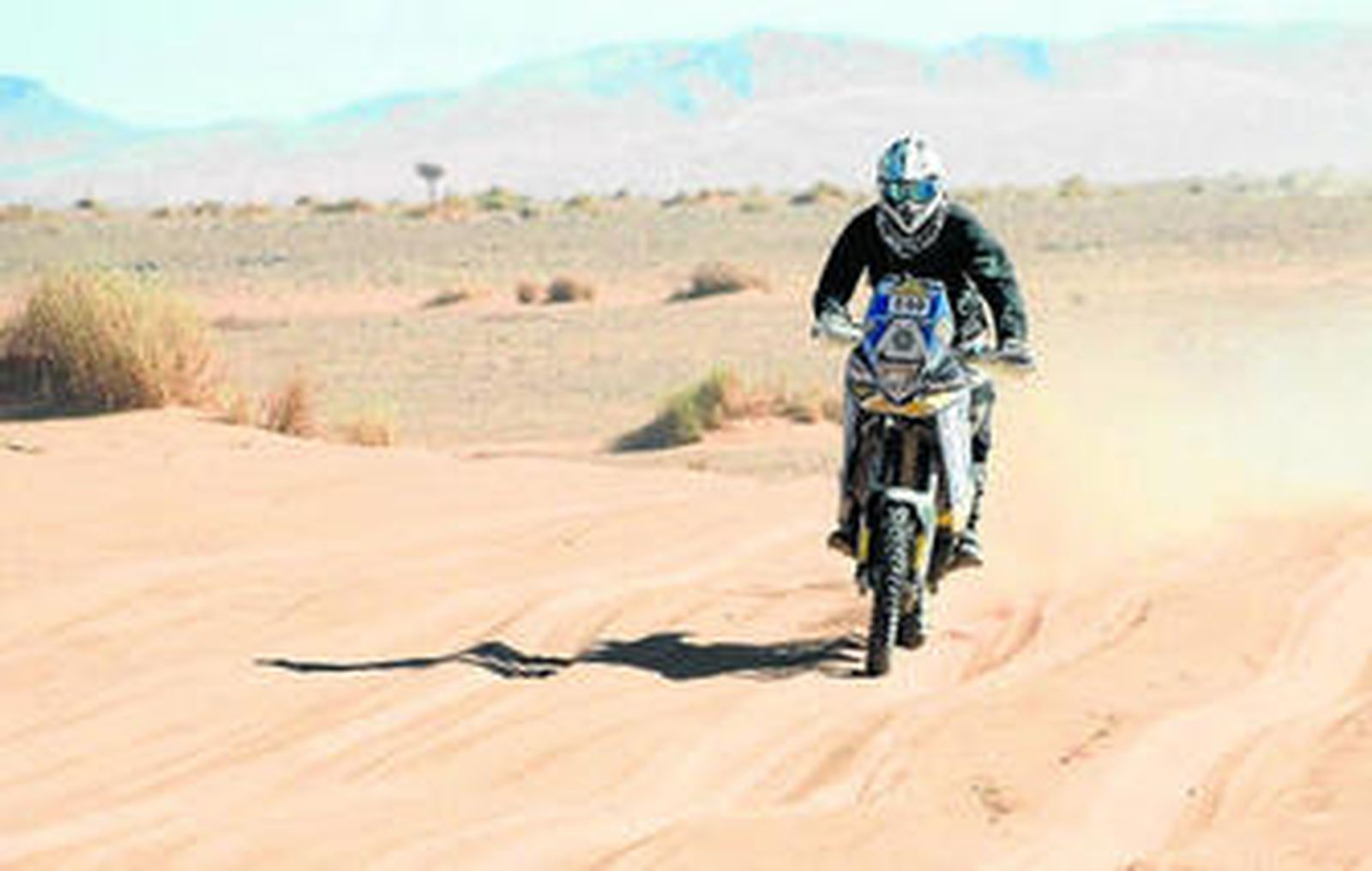 Luis Calderay, durante una prueba. El onubense se ha visto obligado a abandonar en el Rally Intercontinental.