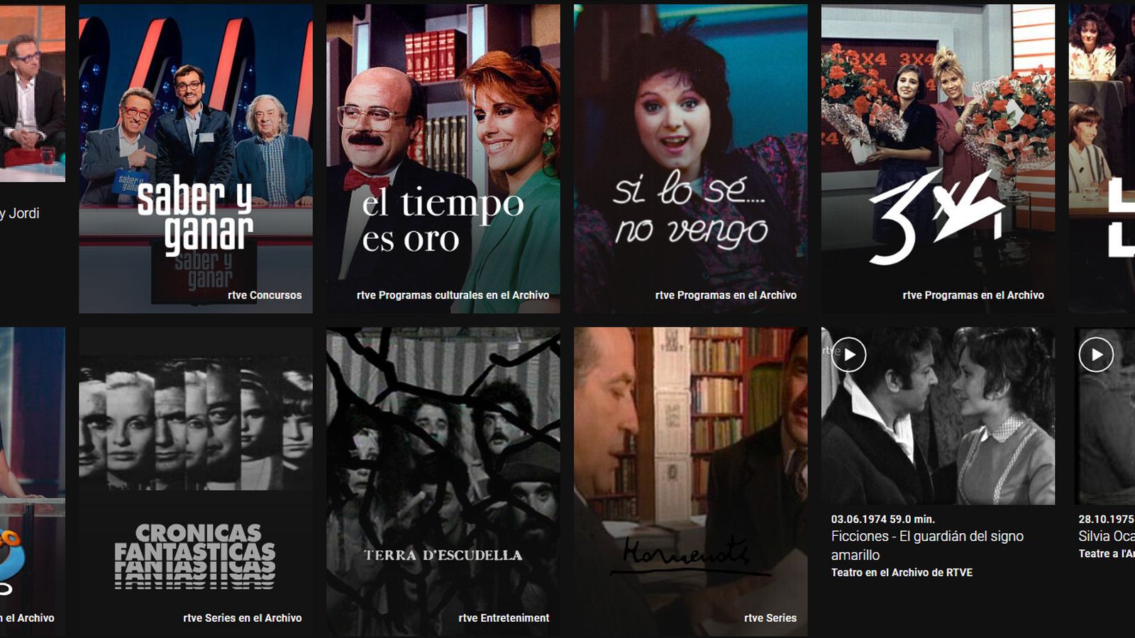 Catálogo de programas de Sergi Schaaff