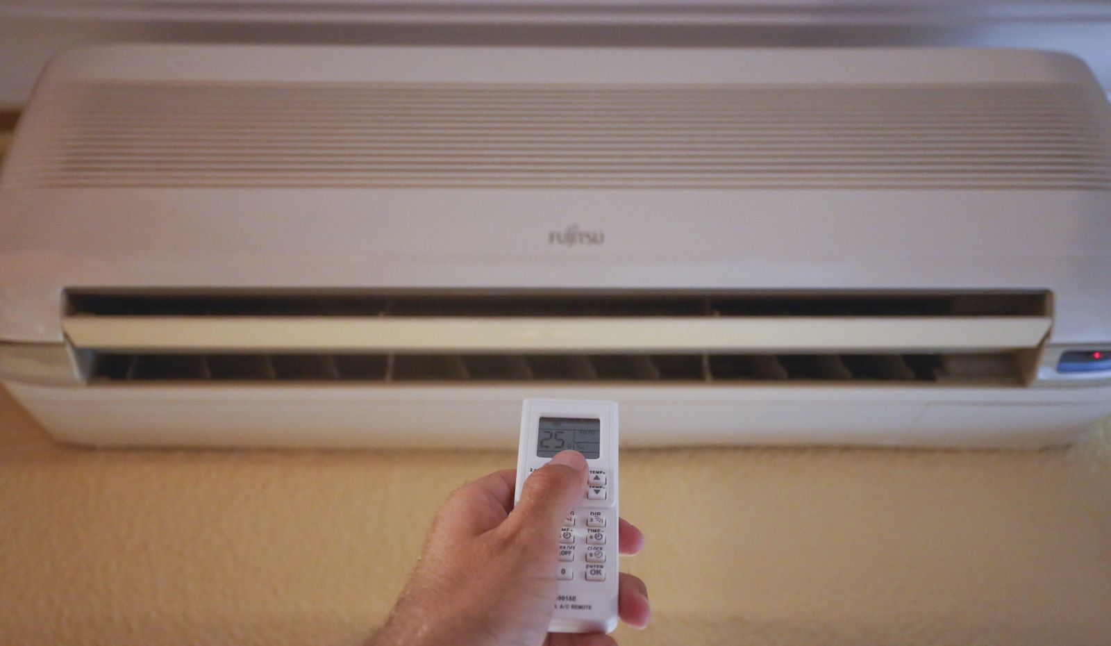 Consumo de aire acondicionado en una casa.