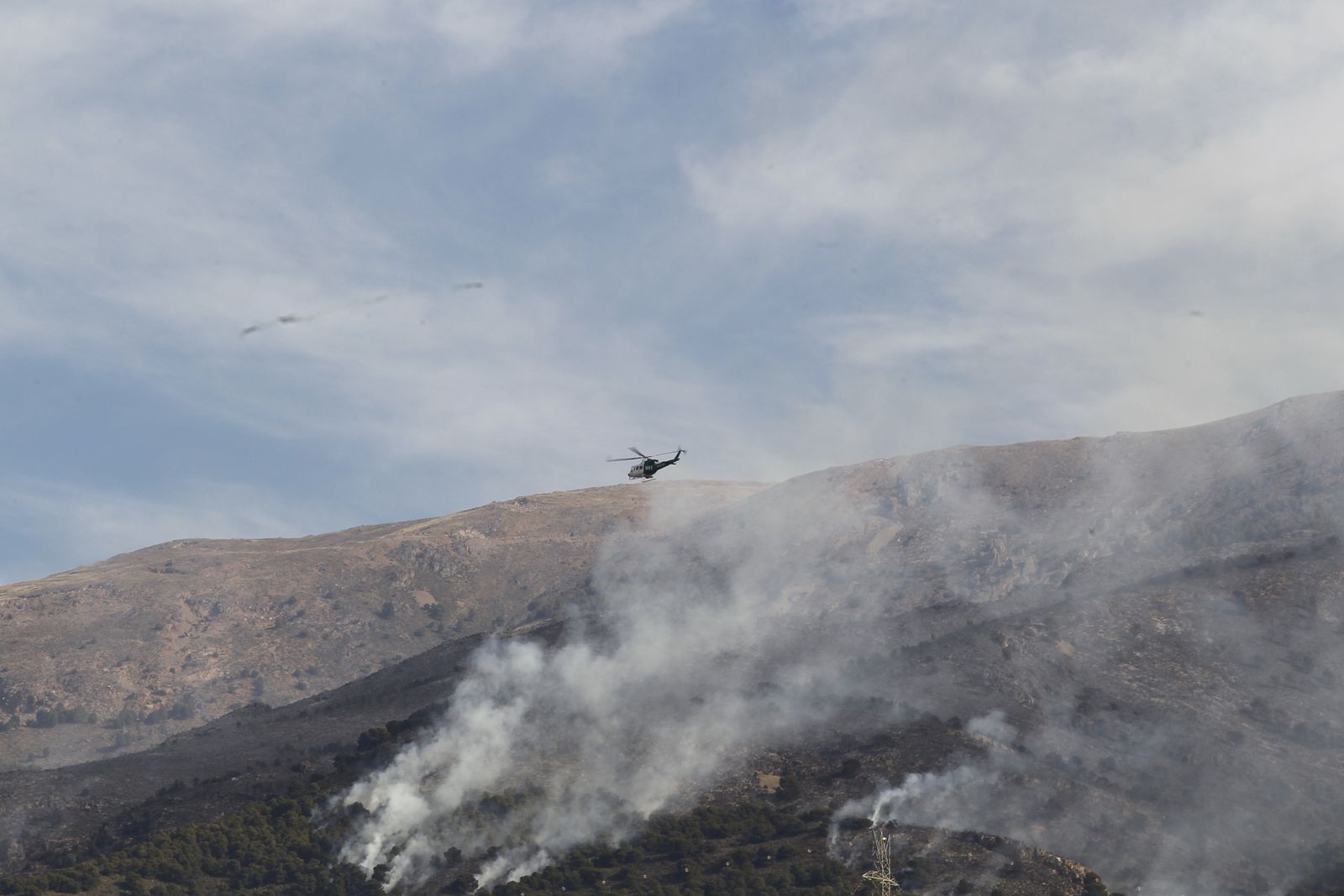 Fotogalería incendio forestal de Castala, Berja y Dalías.