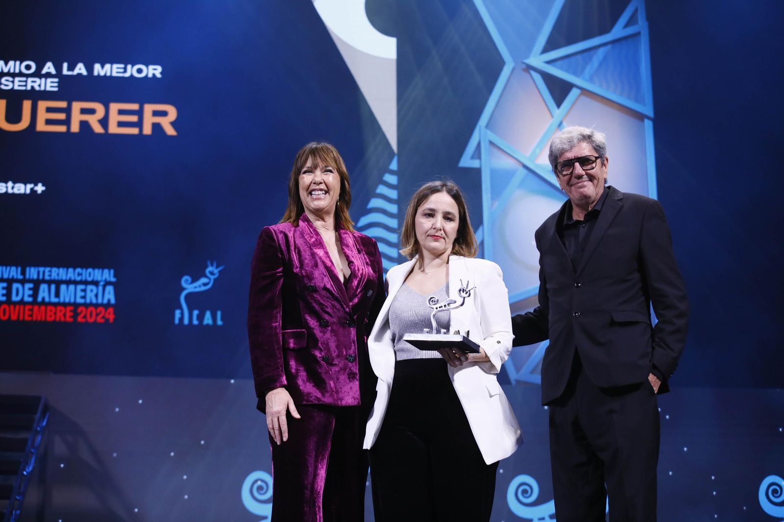 Las imágenes de la gala del Festival Internacional de Cine de Almería (Fical) con el premio 'Almería, tierra de cine' a Karra Elejalde