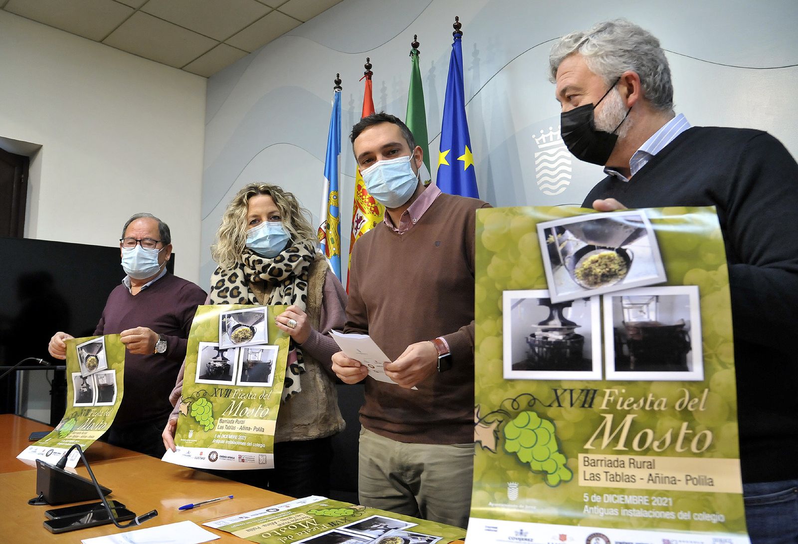 La XVII Fiesta del Mosto de Las Tablas-Polila-Añina se celebrará el domingo 5 de diciembre