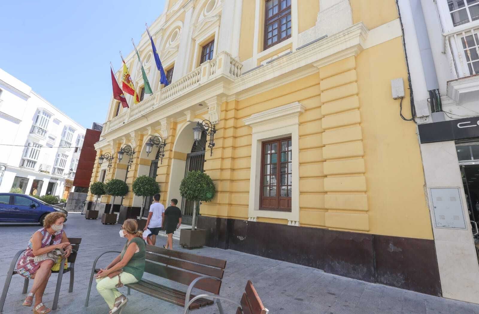 Vista del Ayuntamiento de Chiclana.