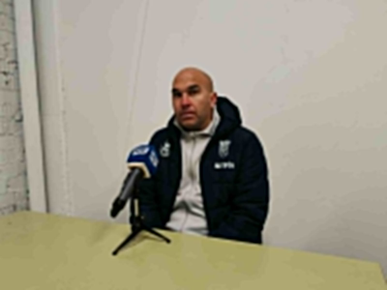 Diego Galiano, tras la derrota en Lebrija.