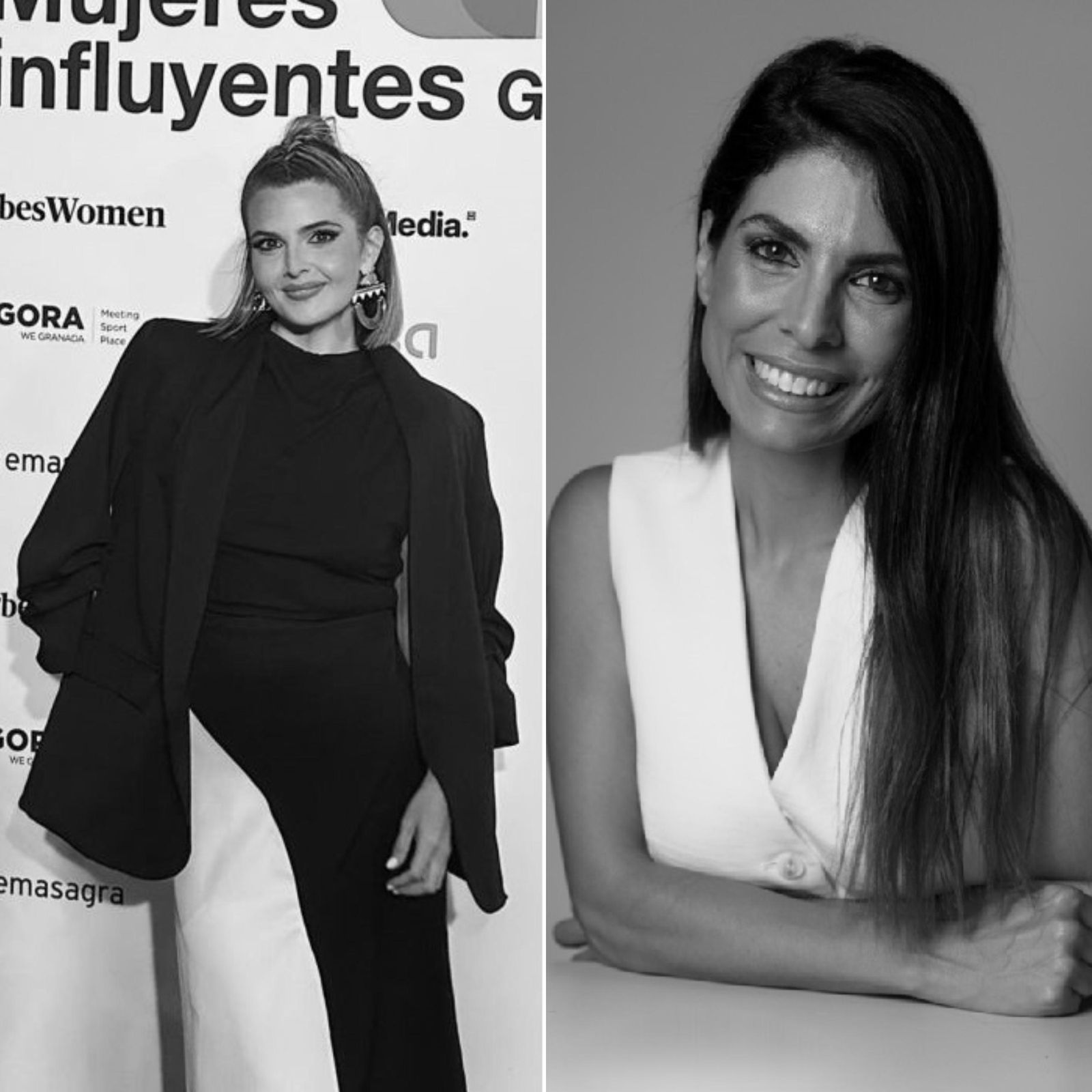 Sheila Hernández, periodista y escritora, y Libertad Martínez, divulgadora e impulsora de liderazgo femenino.