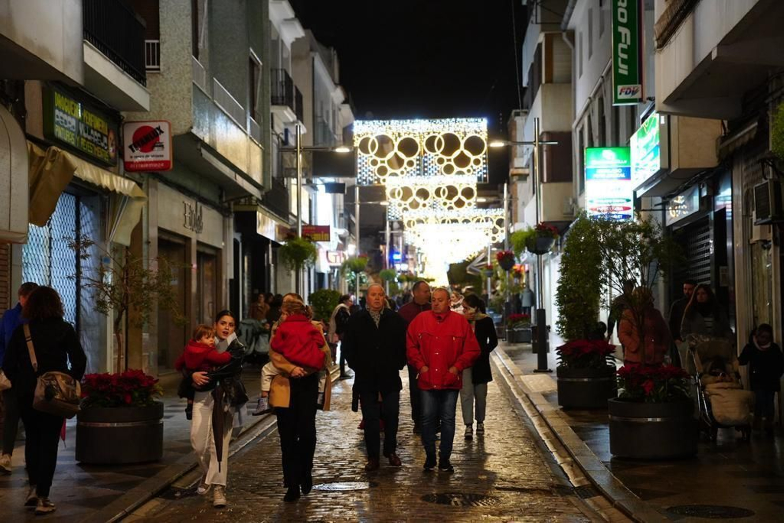 El encendido de las luces de Navidad de Pozoblanco, en imágenes