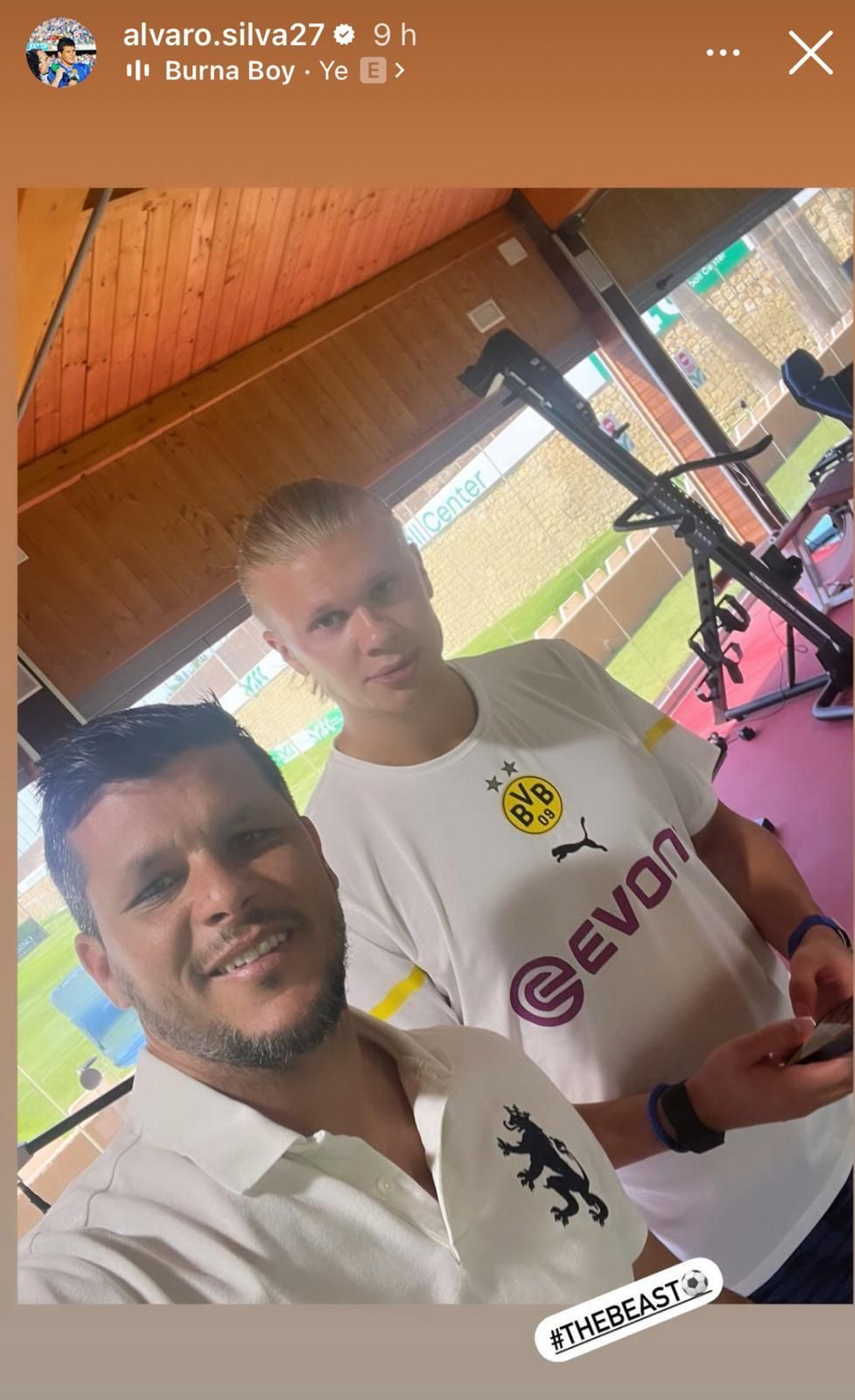 Haaland en el Marbella Football Center