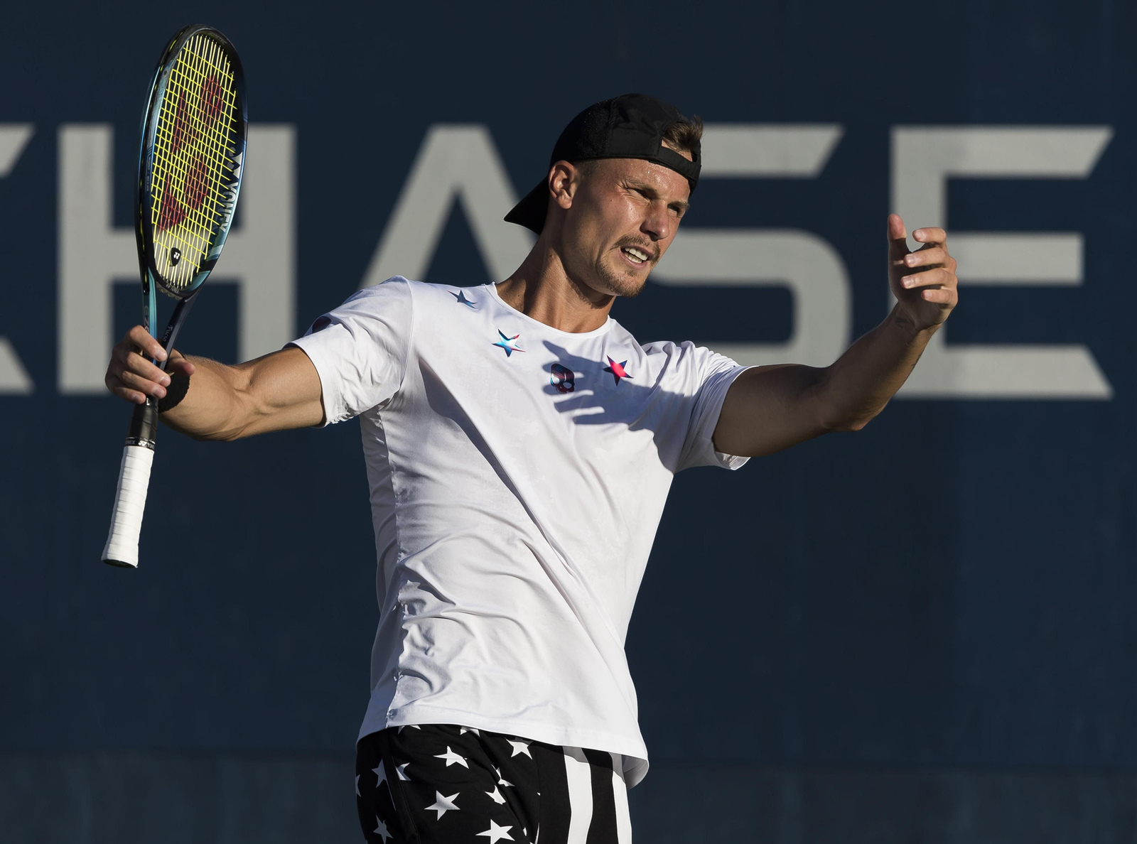 Las fotos del Davidovich-Fucsovics