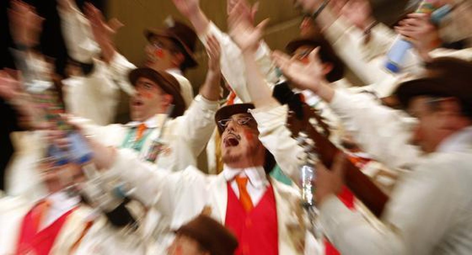 Coro. 'Ve lavándote el culito que voy parriba'  Foto: Lourdes de Vicente