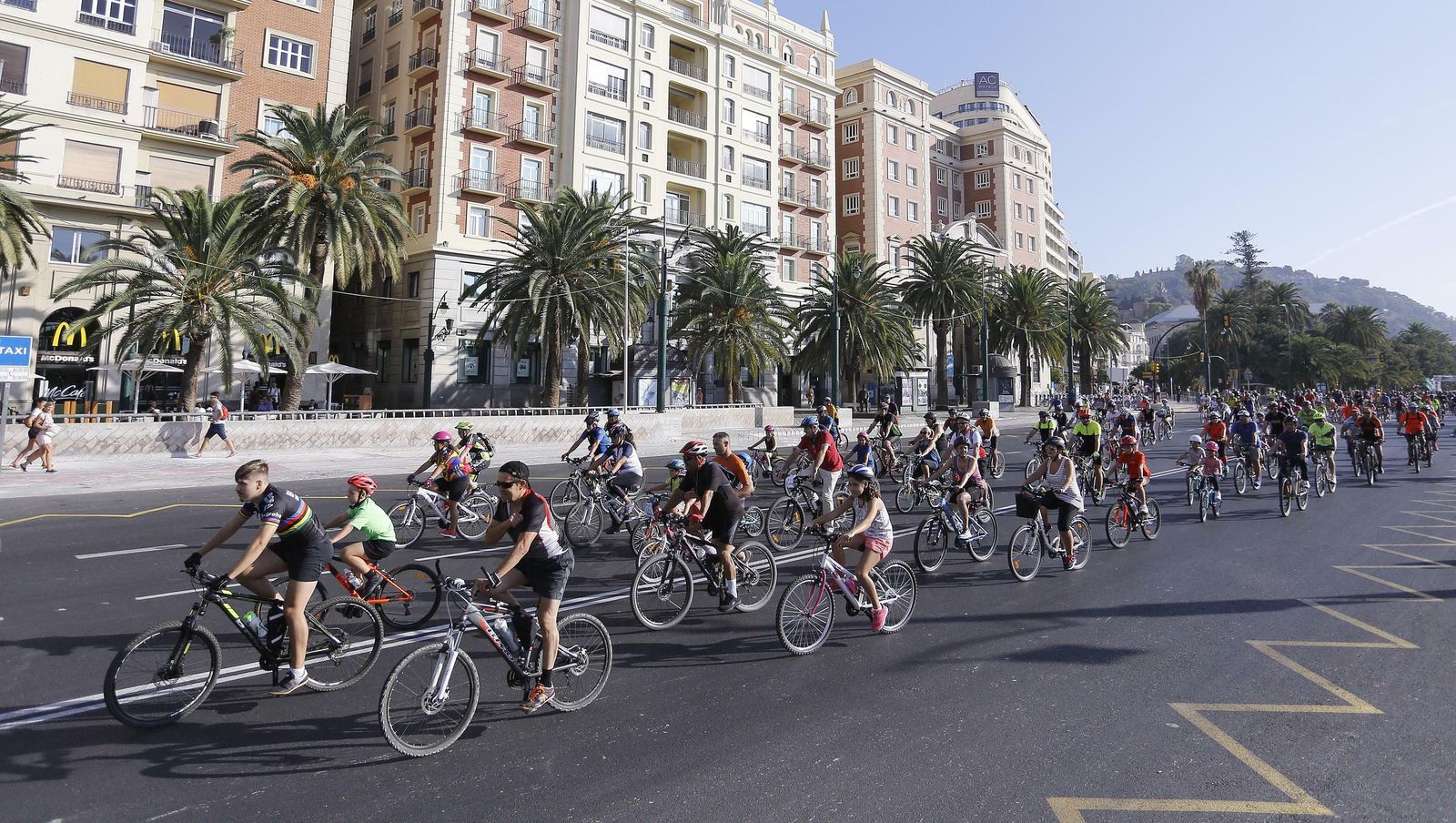 Fotos del Día de la Bicicleta en Málaga