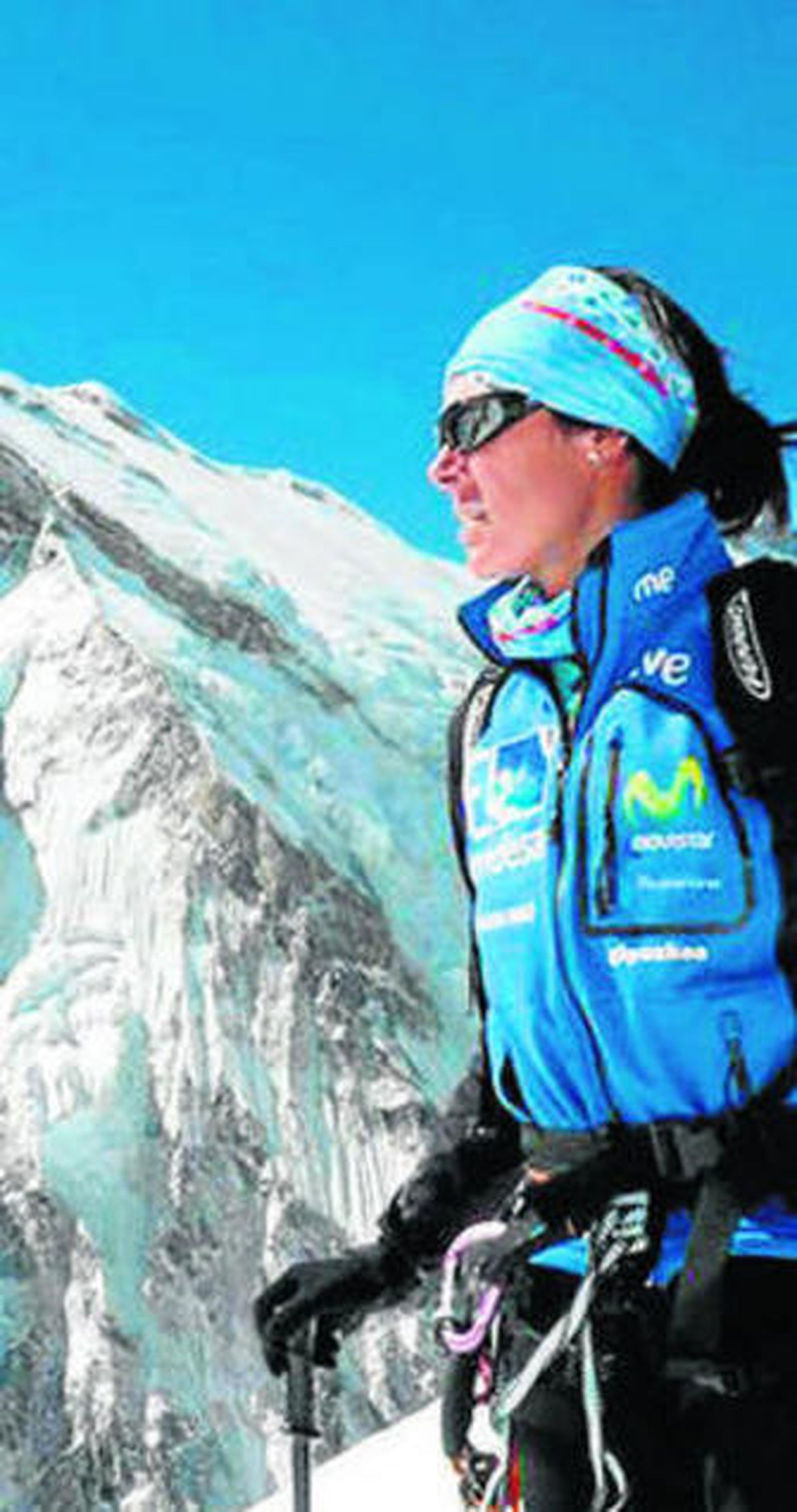 La deportista Edurne Pasabán.