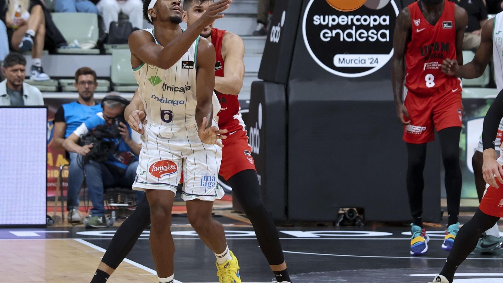 El UCAM Murcia-Unicaja de la Supercopa, en fotos