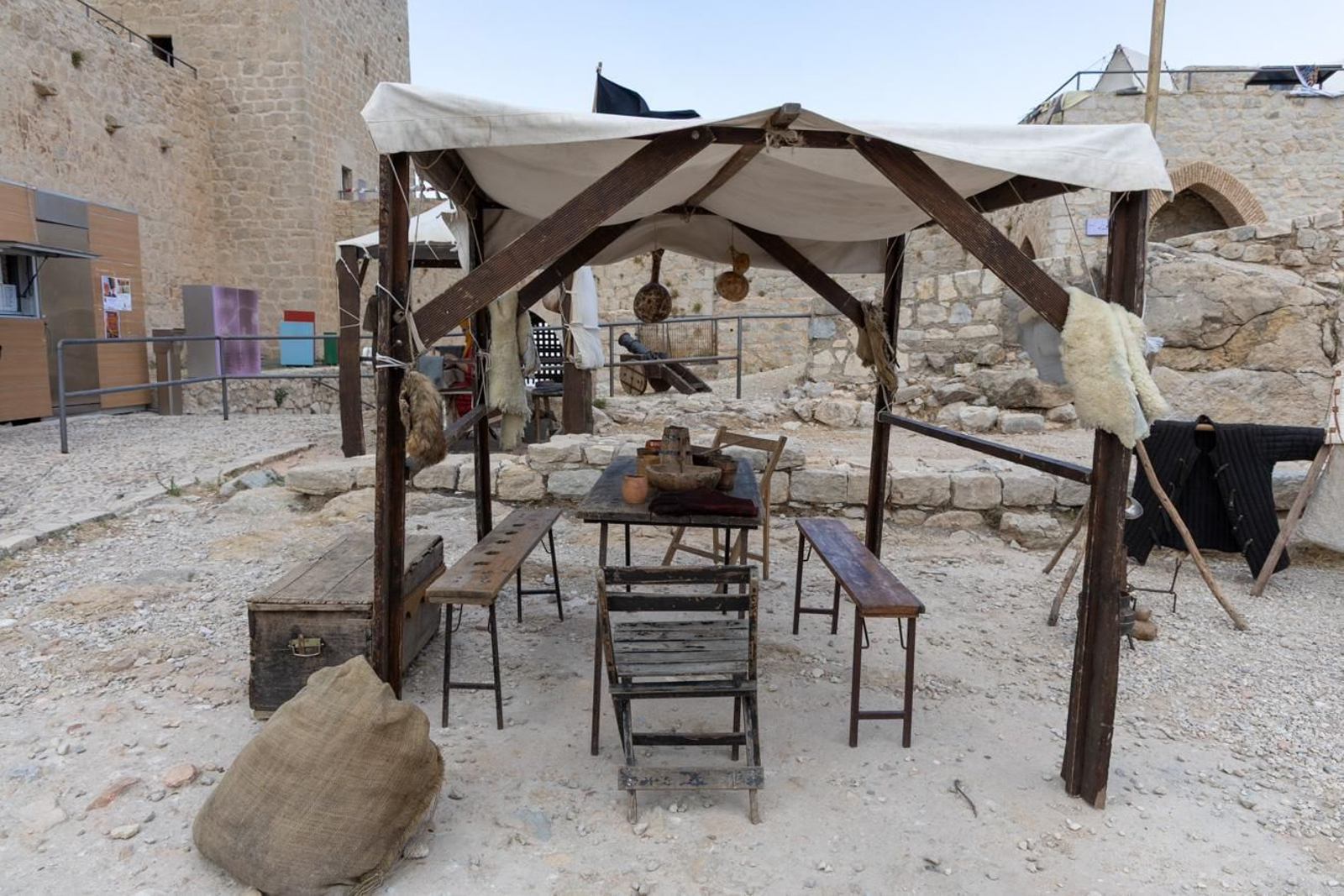 Moradores del Castillo de Jaén, recreación histórica de la Edad Media en el Cerro de Santa Catalina