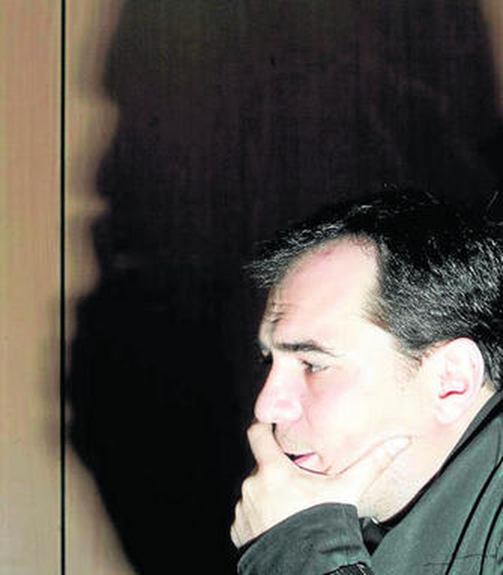 Ismael Serrano, en un momento de la entrevista.