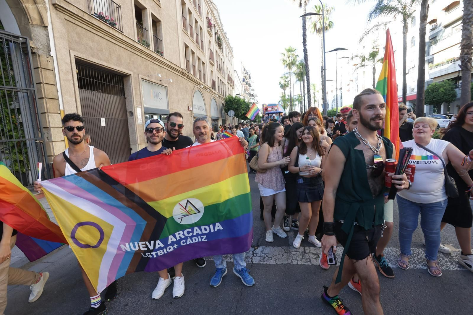 Manifestación por el Orgullo 2024 en Jerez