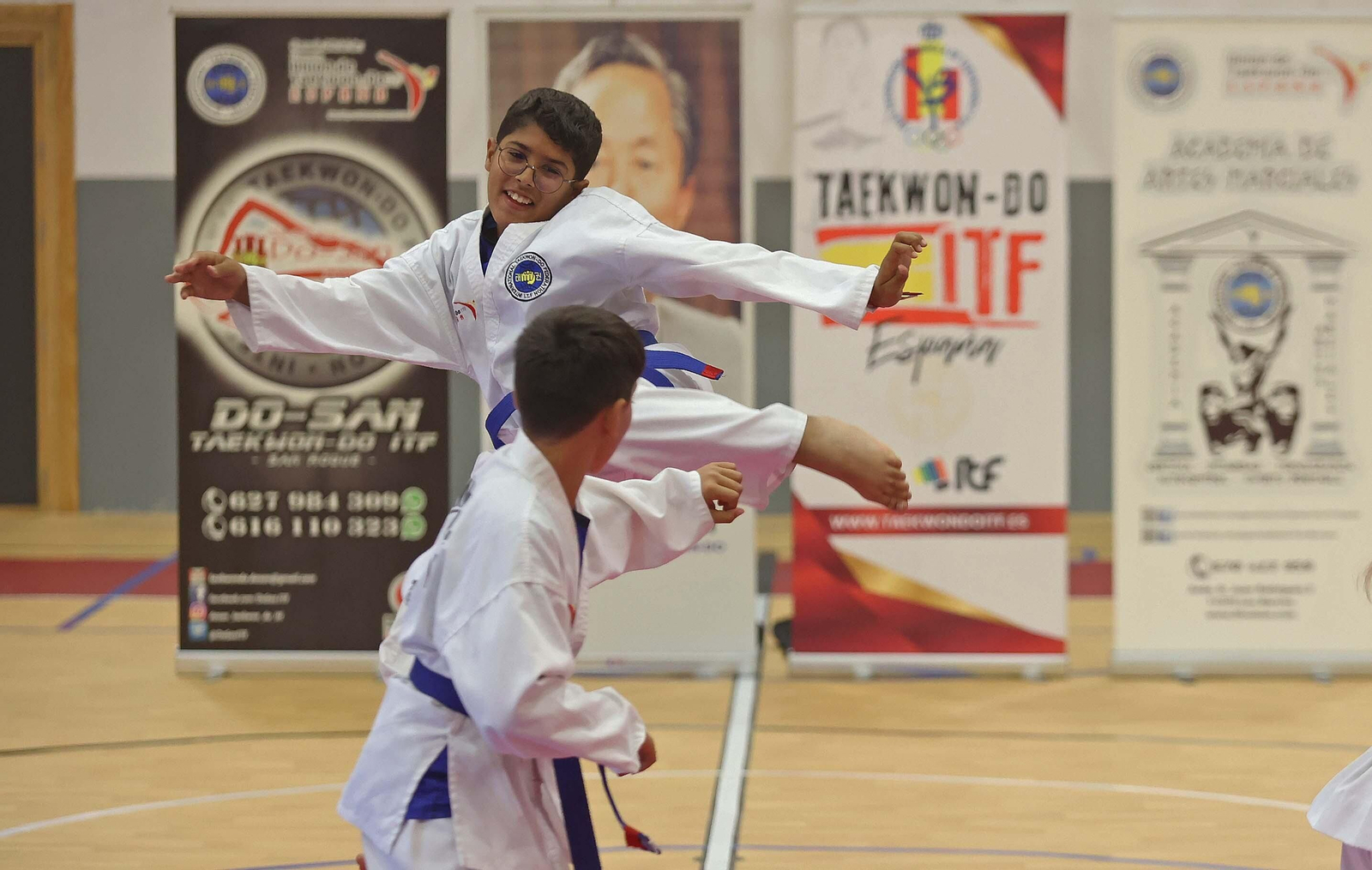 Imágenes de los exámenes de grado Taekwon - Do ITF en San Roque