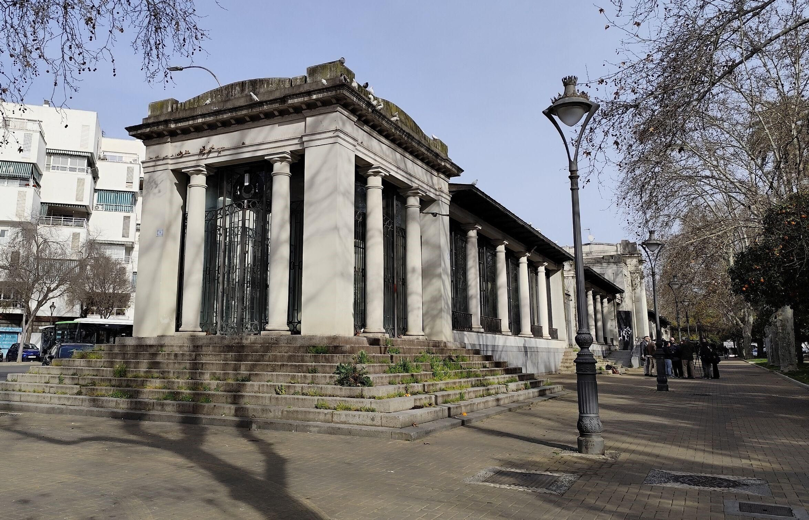 Edificio de La Pérgola de los jardines del Duque de Rivas.