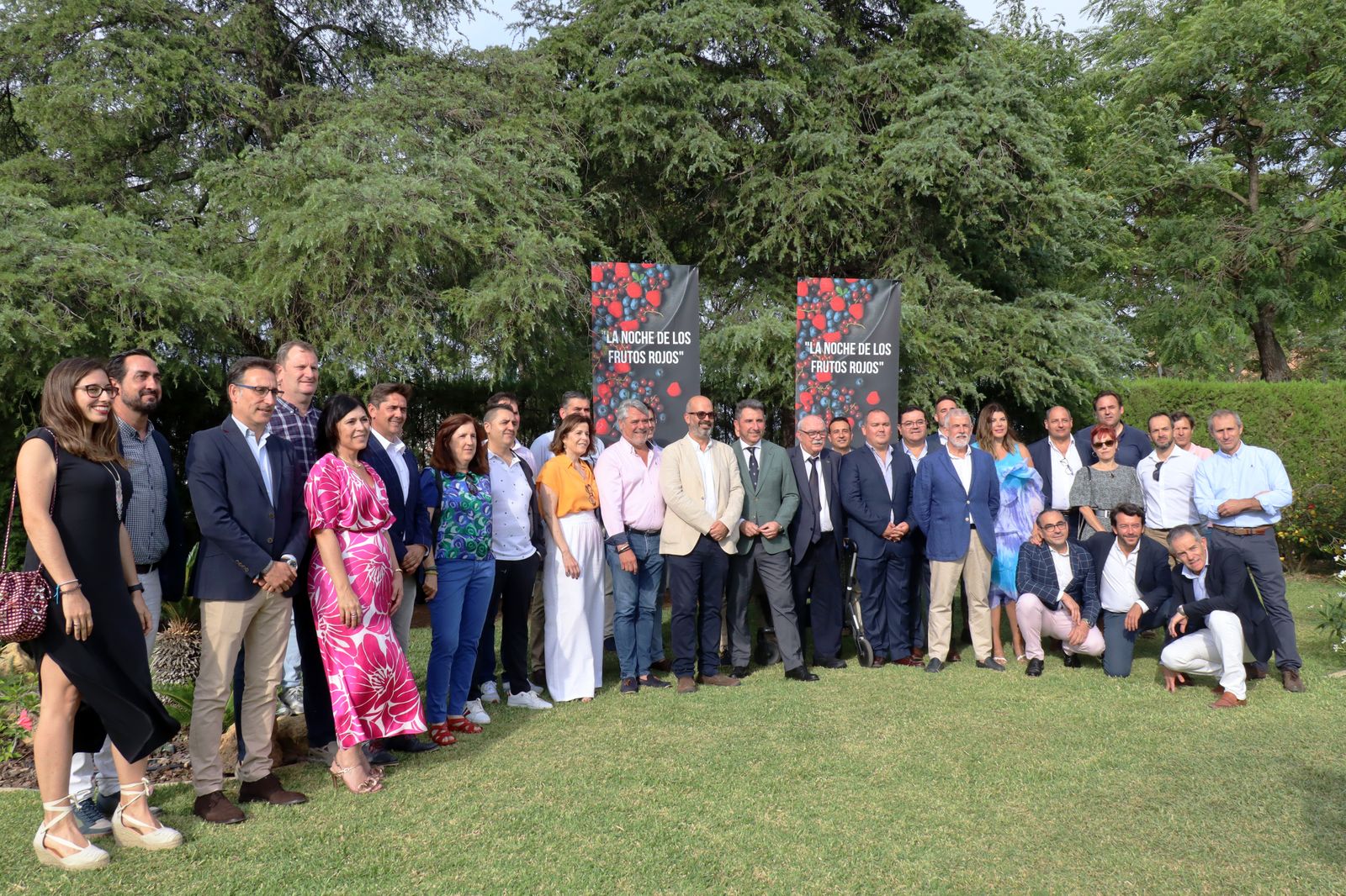 Imágenes de la recepción en la "Noche de los Frutos Rojos"