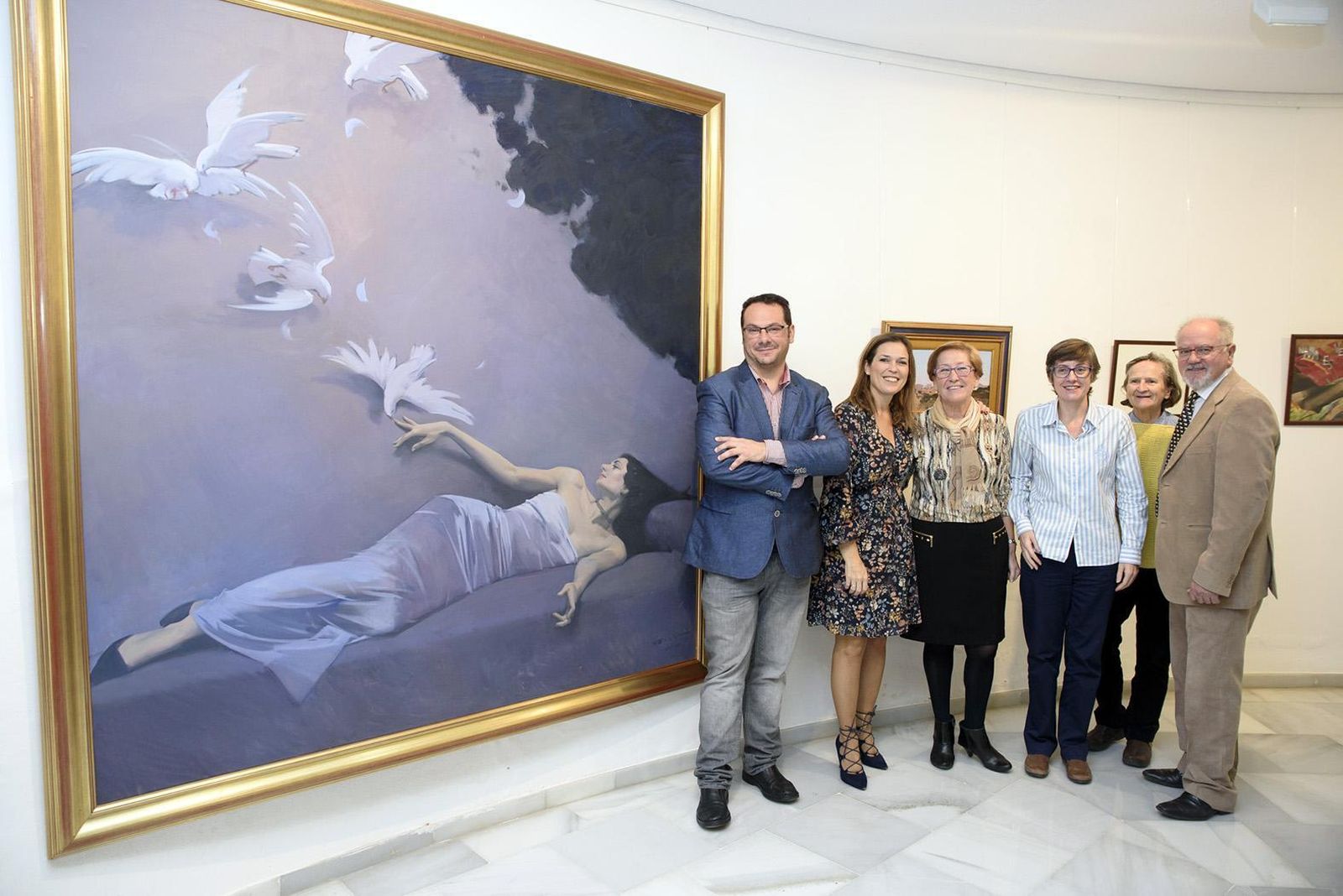 Apertura de la exposición en el Museo de Arte 'Espacio 2'.