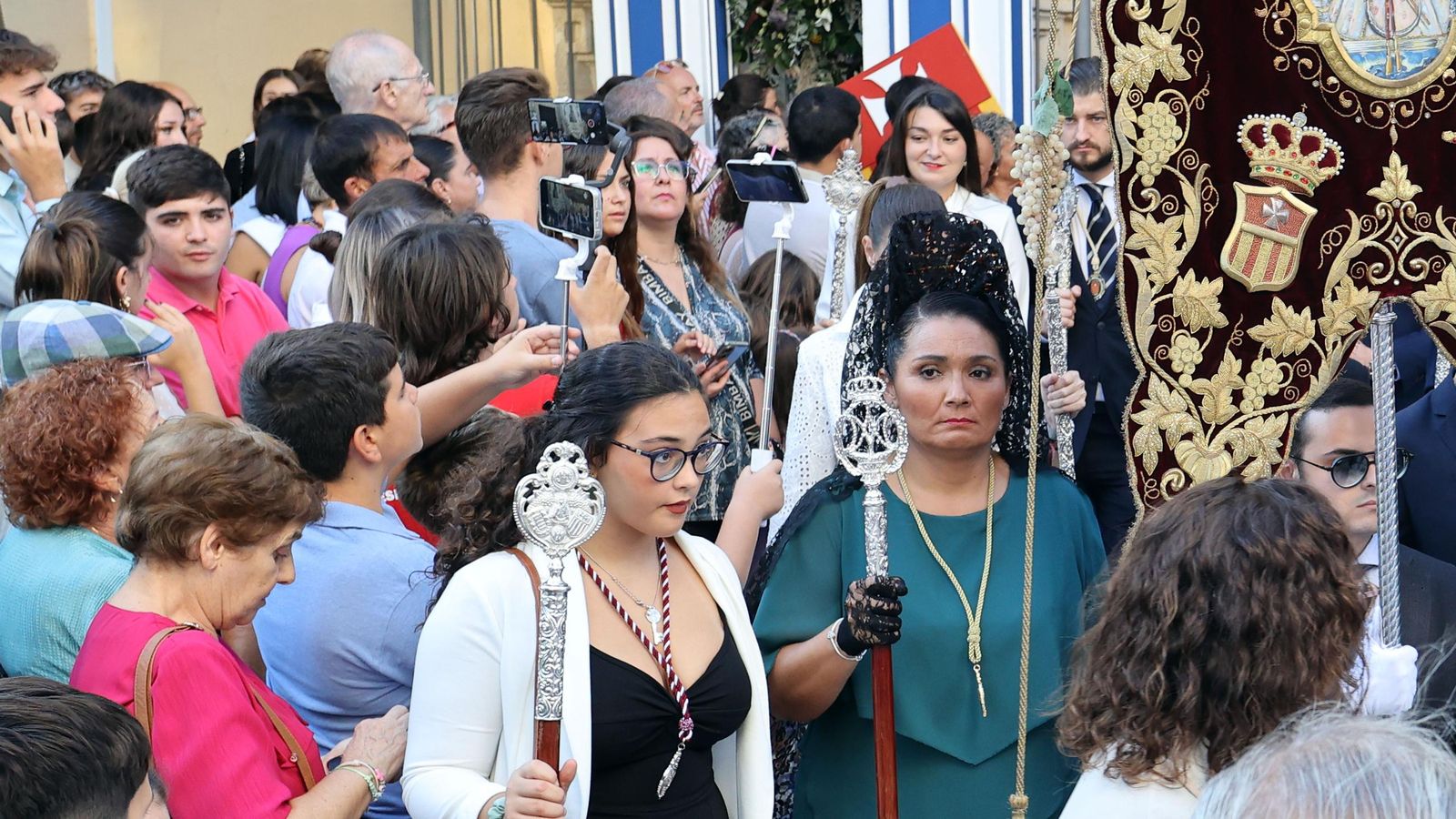 La procesión de la Patrona de Jerez en imágenes