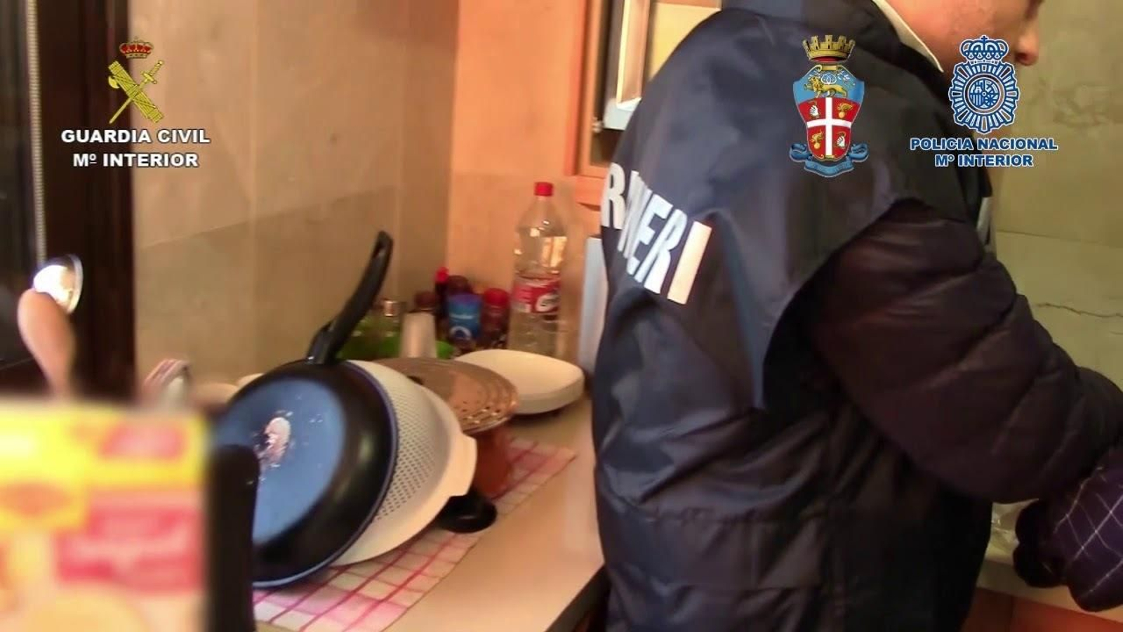 Cae un grupo de narcotraficantes con miembros de la Ndrangheta y el clan de los Castañas