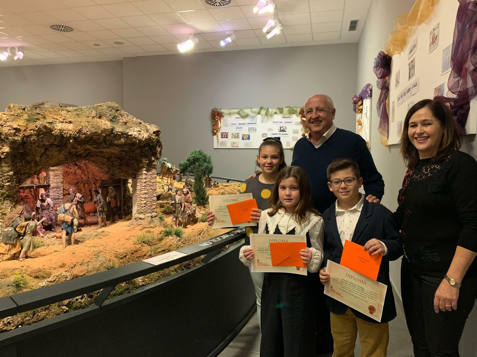 Ganadores del concurso infantil de felicitaciones