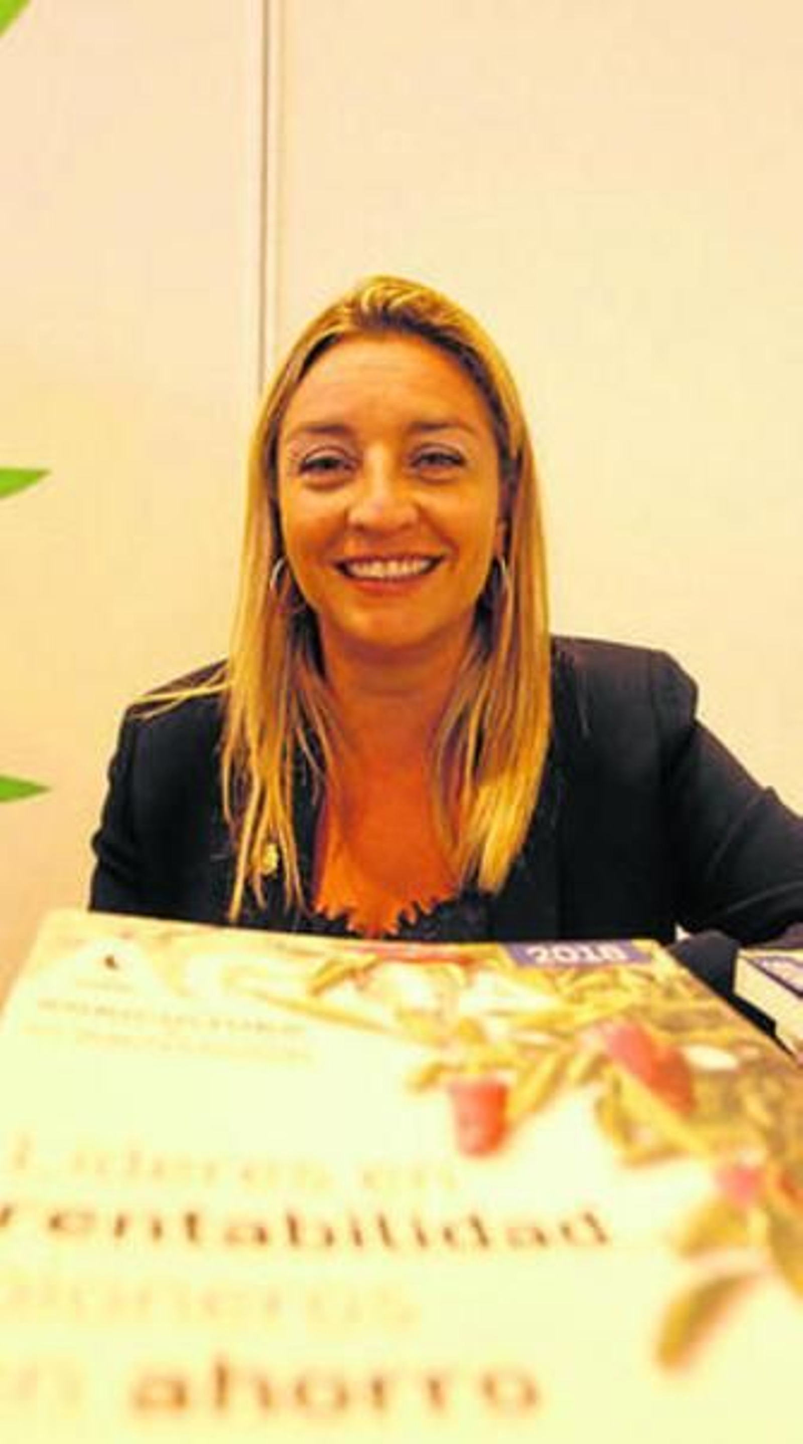 La diputada Mª del Mar López.