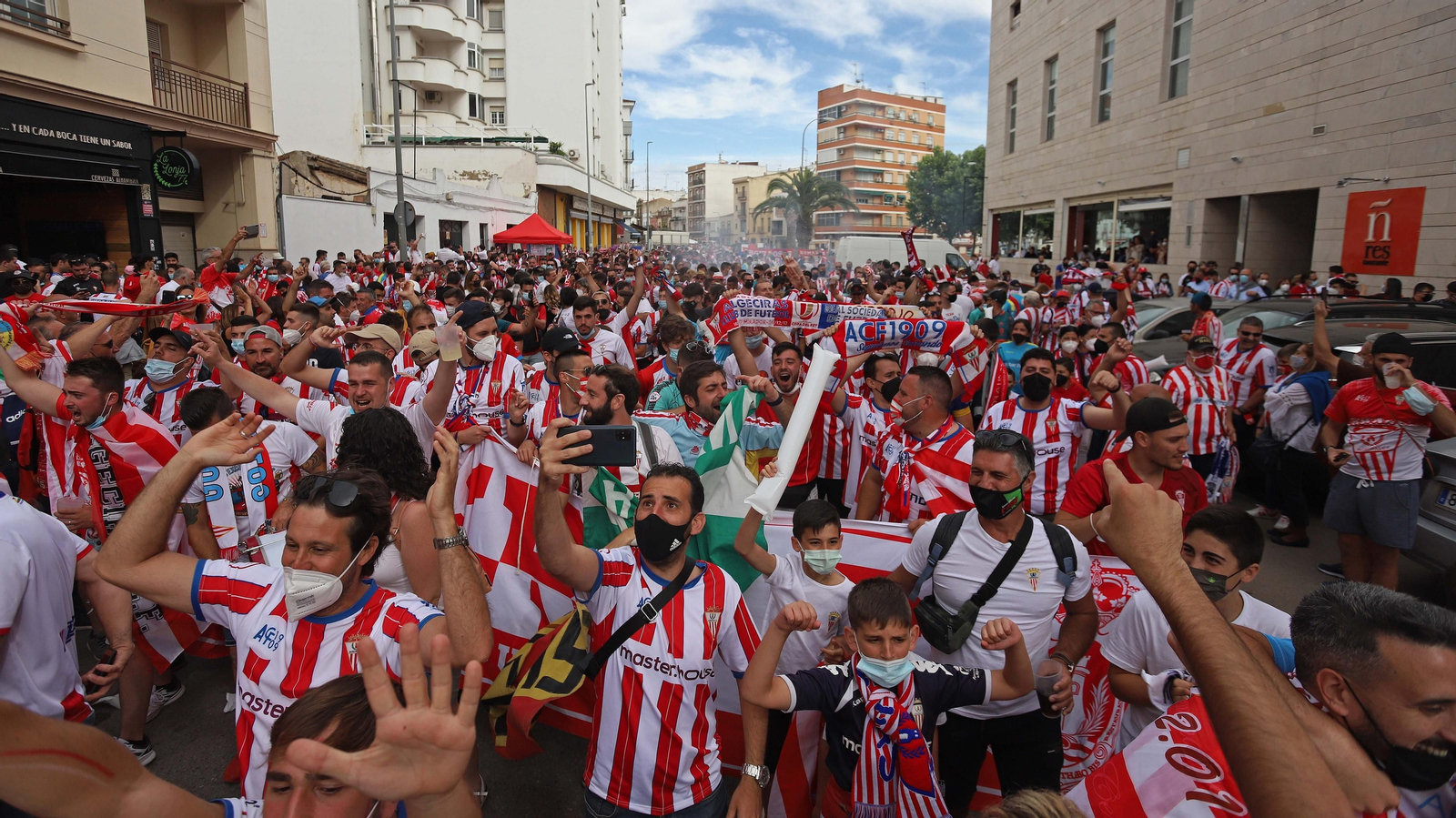 Fotos de la afición del Algeciras CF