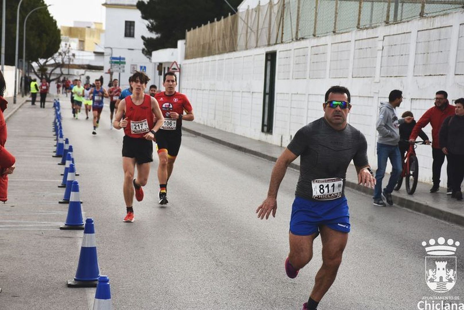 Prueba deportiva por las calles de Chiclana.